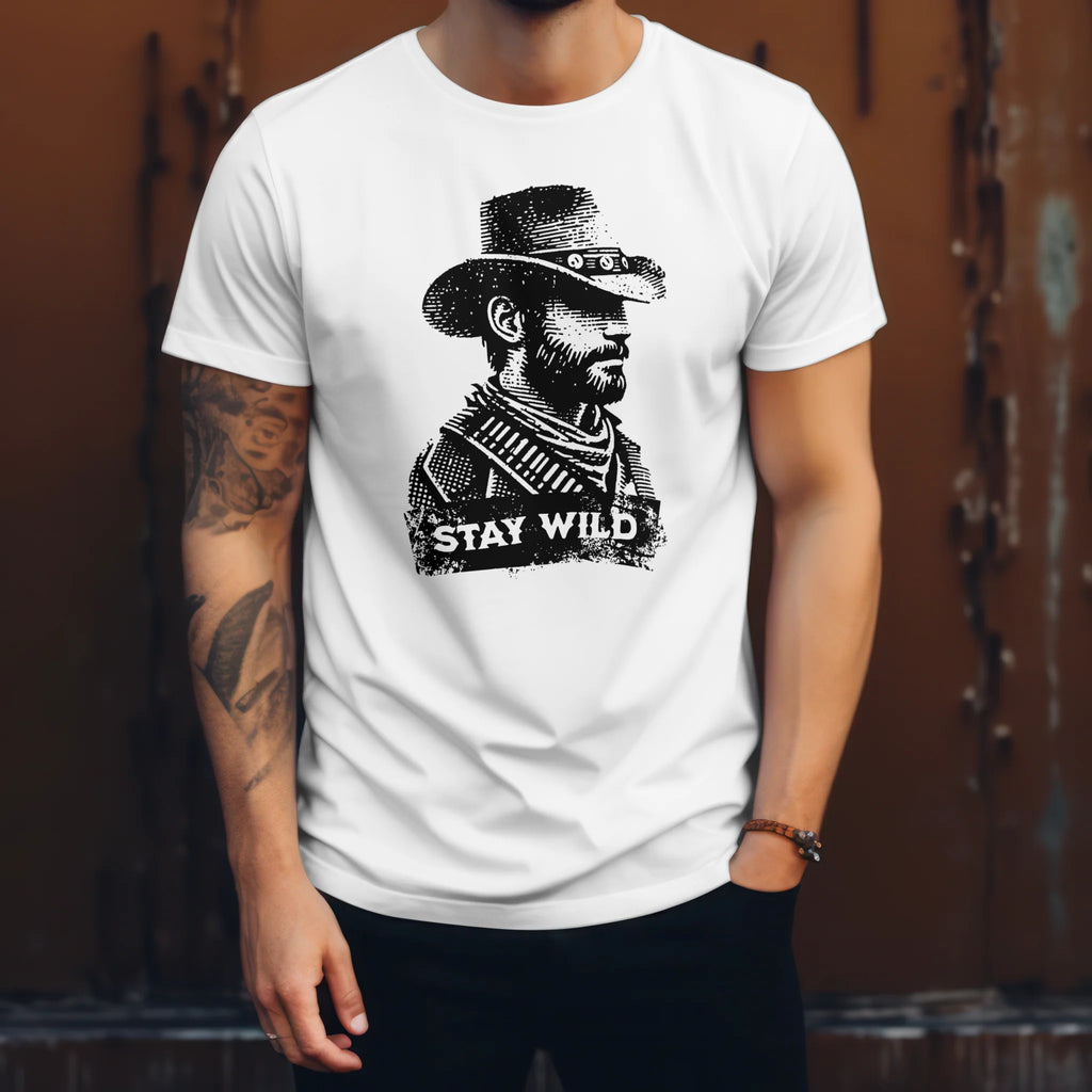 Tričko western stay wild