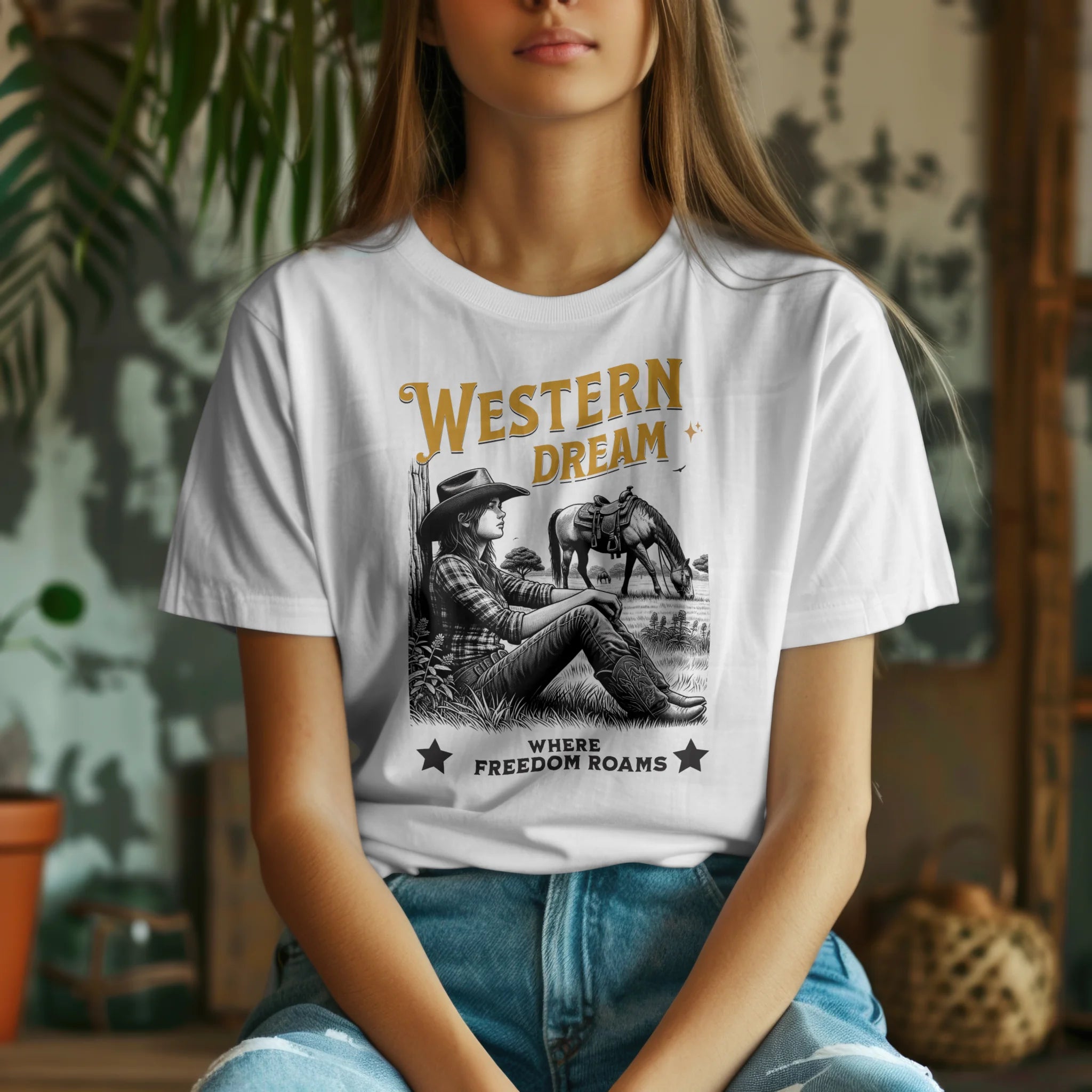 Tričko dámské western dreams