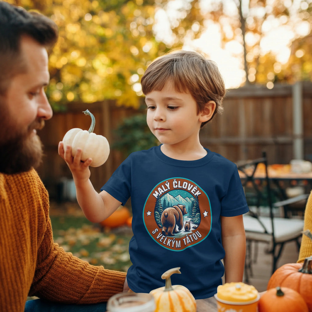Tričko malý člověk s velkým tátou