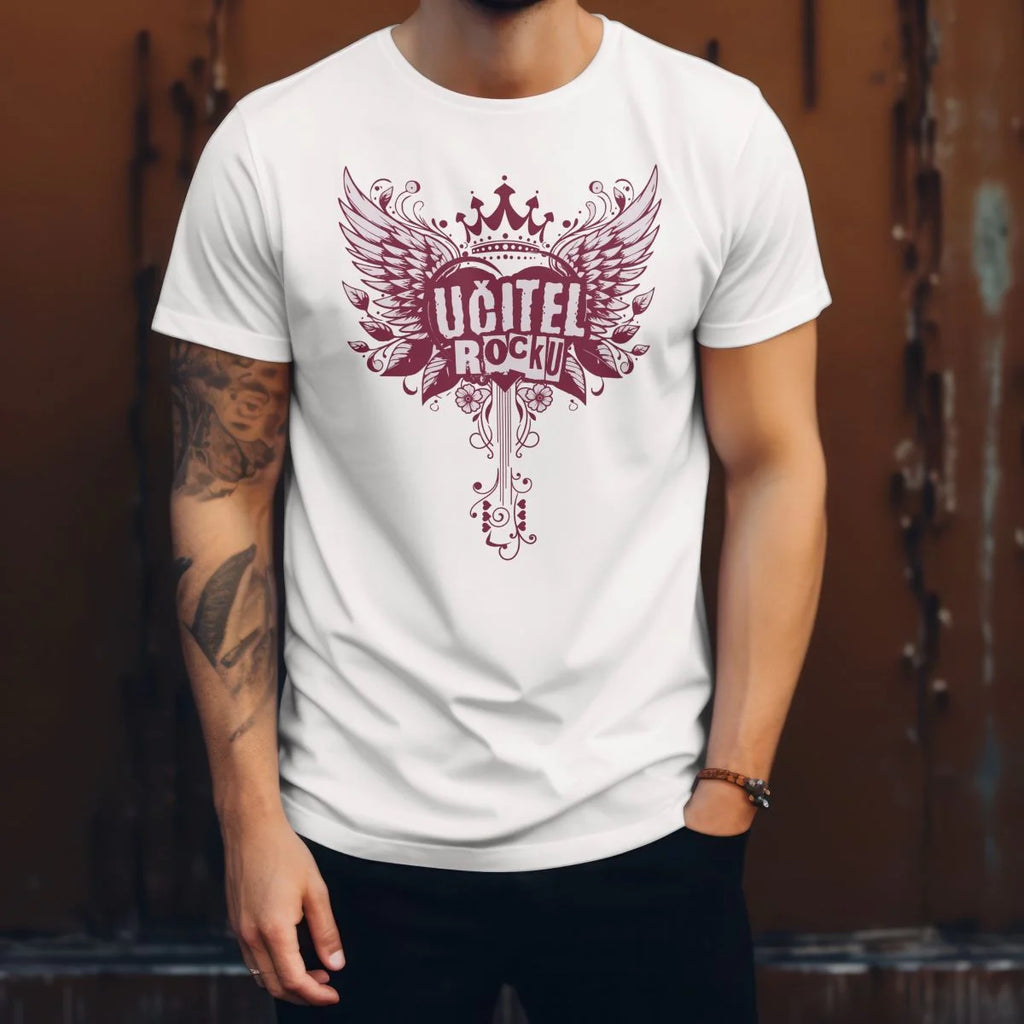 tričko s motivem učitel roku