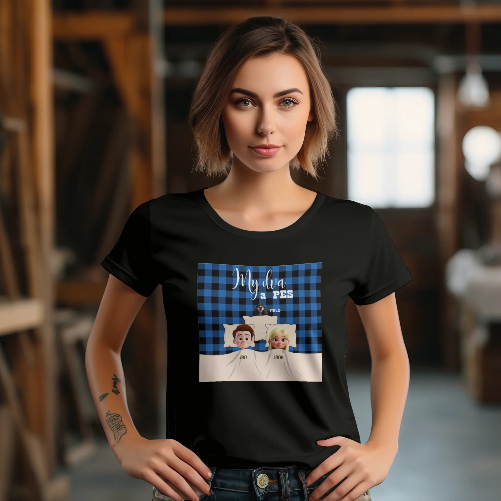 My dva a psi - vyberte počet, jména a plemena pejsků.