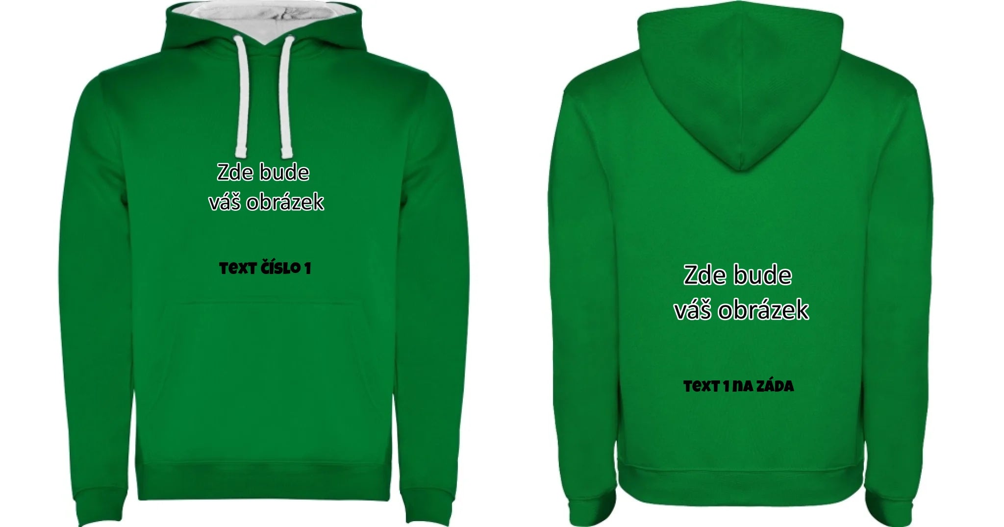 zelená oboustranná