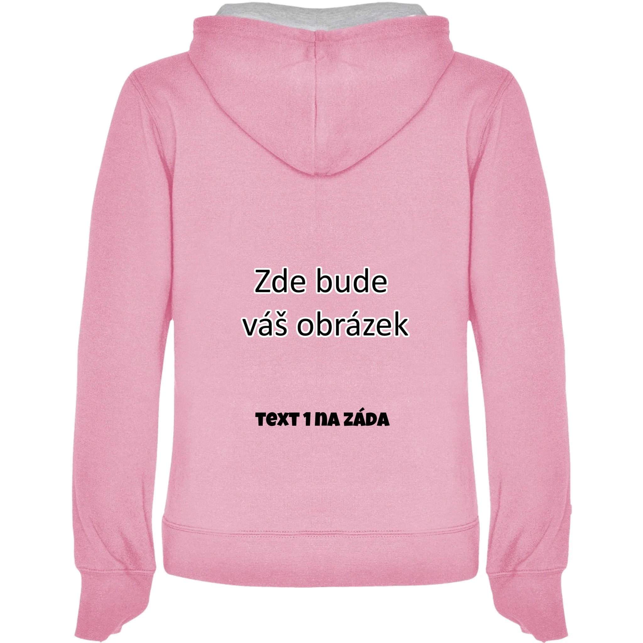 růžová melír záda