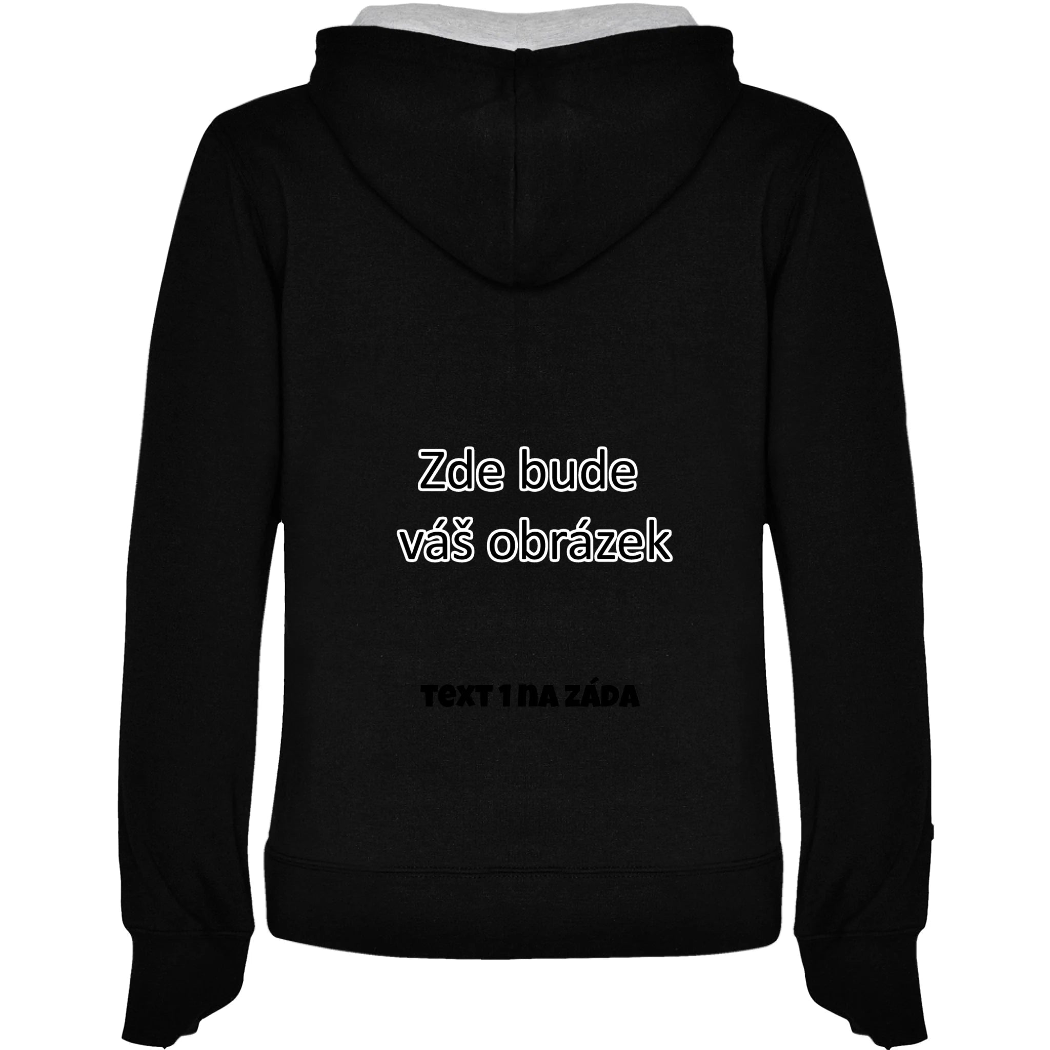 černá melár záda