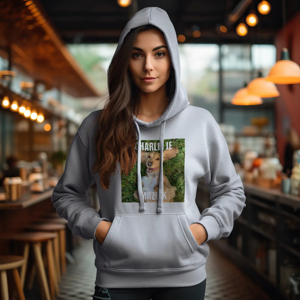 Mikina s kapucí dámská URBAN s vaším motivem