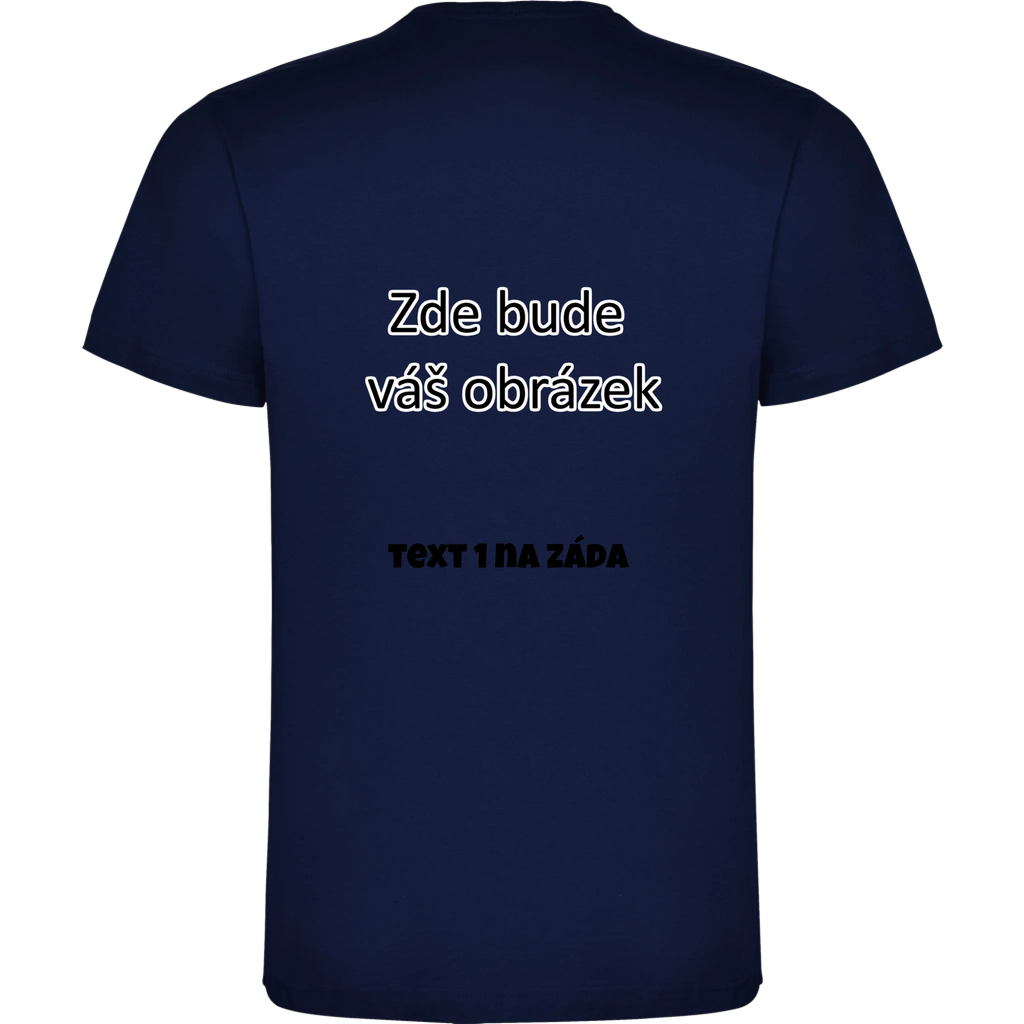 námořnická modrá záda