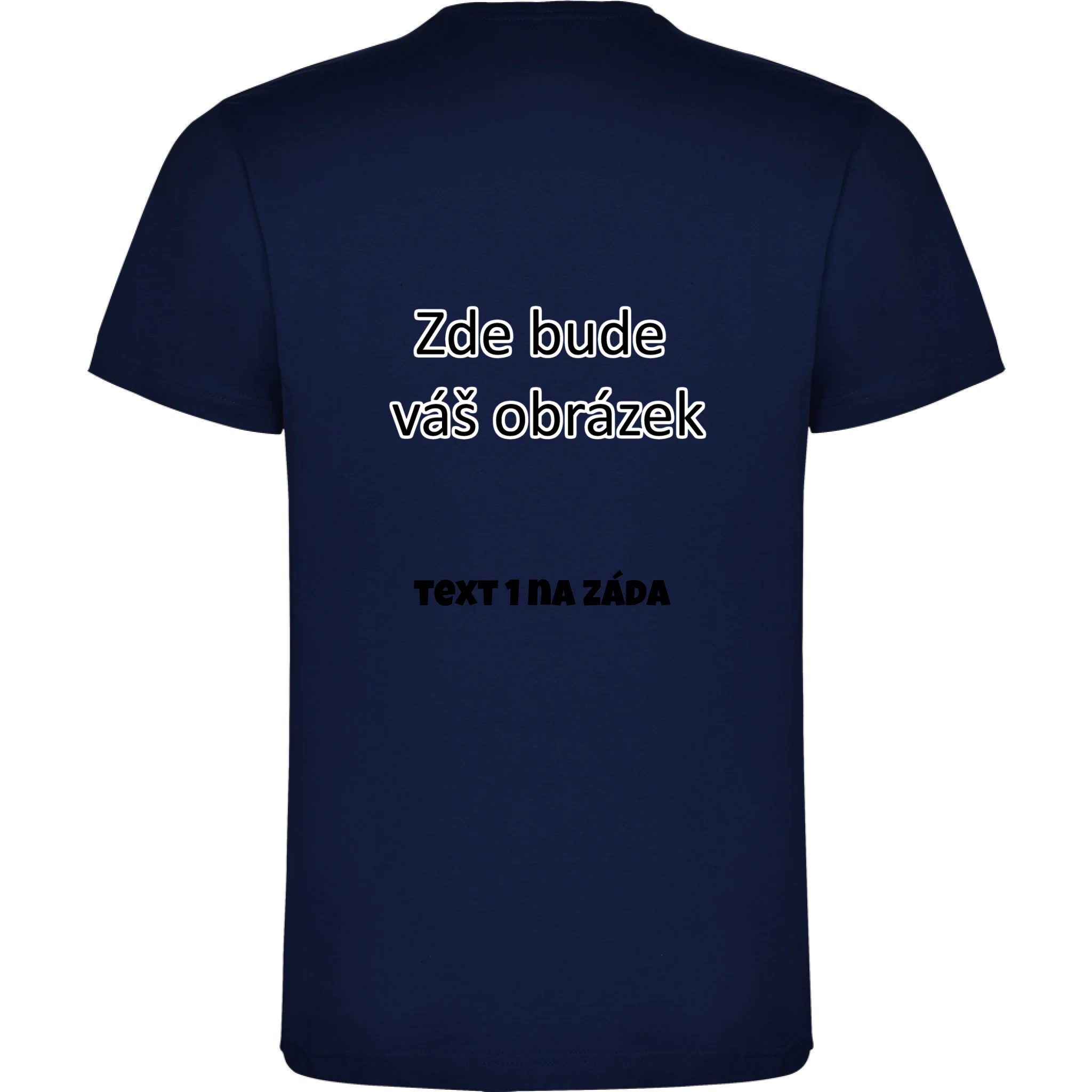 námořnická modrá záda