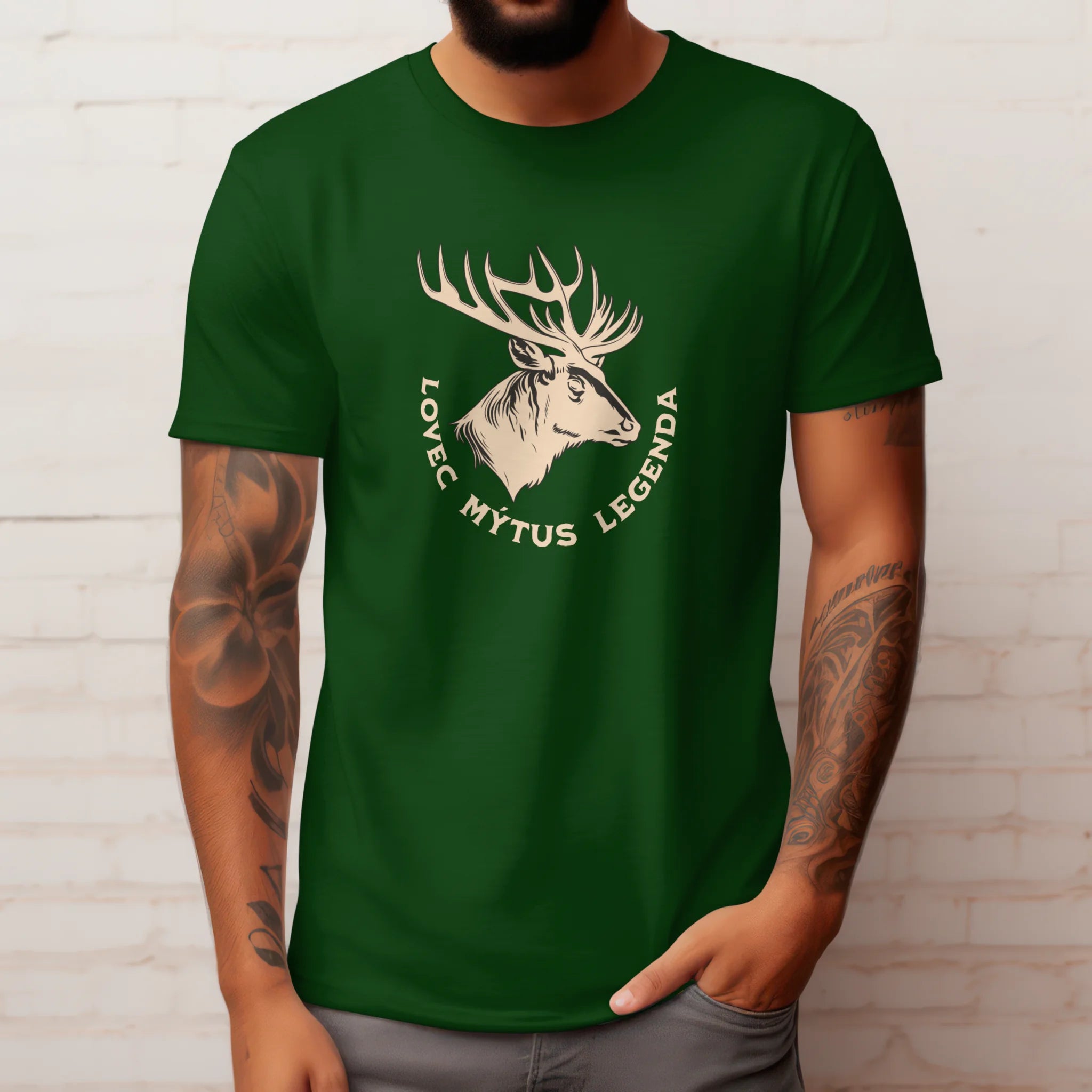 Tričko myslivost lovec mýtus legenda