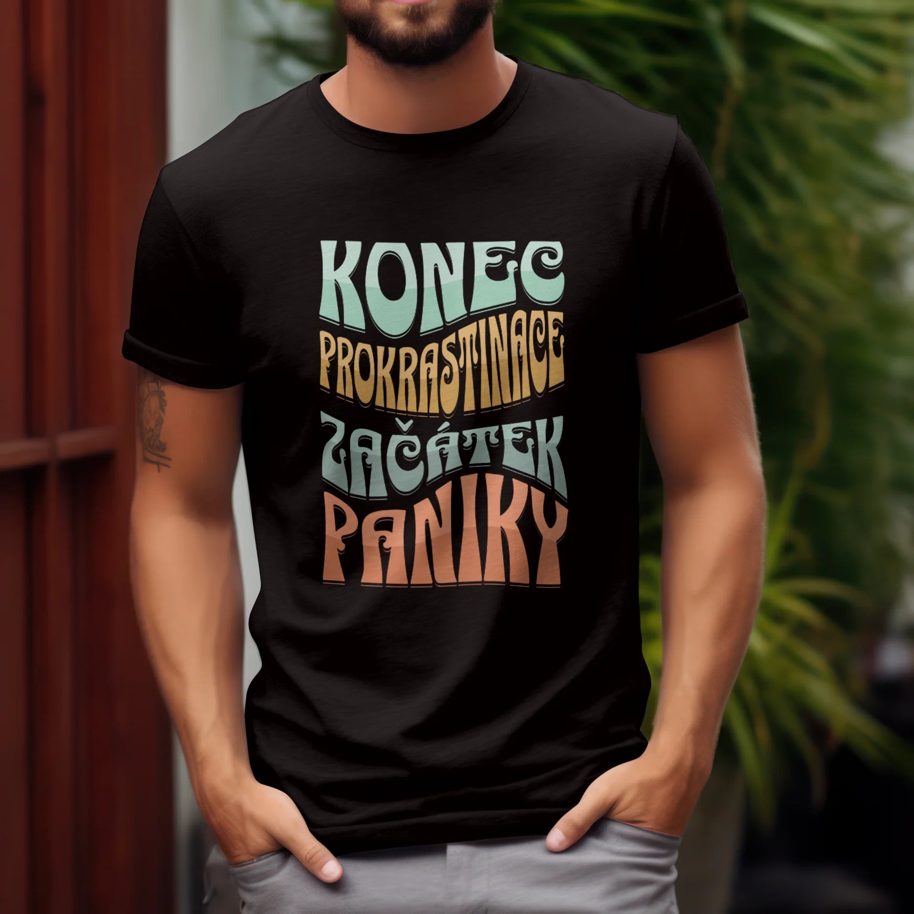 Tričko konec prokrastinace