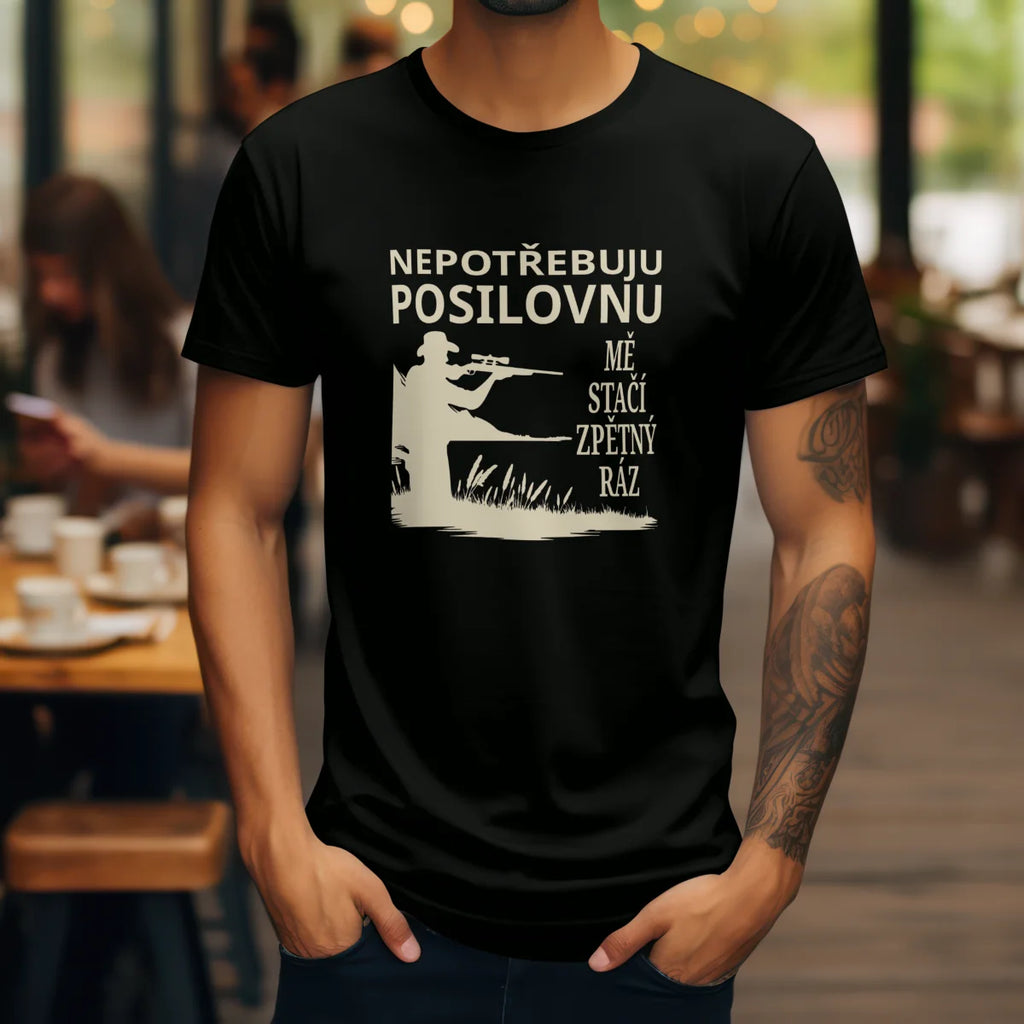 Tričko myslivost zpětný ráz