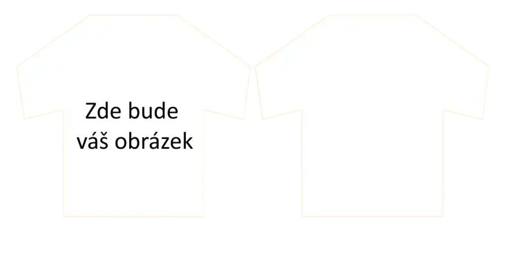 Myslivost MINITRIČKO Minidres tričko bílá 20x20cm