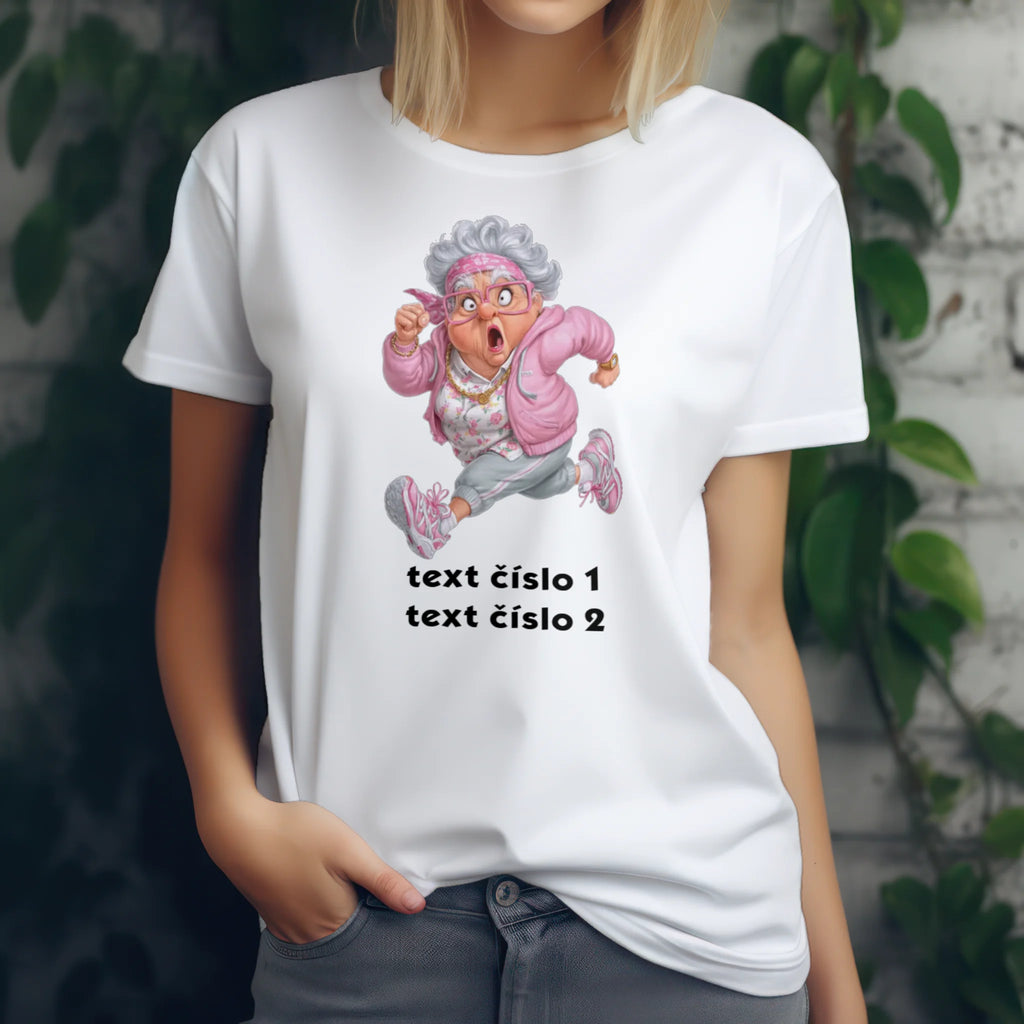 Tričko pro babičku s vlastním motivem