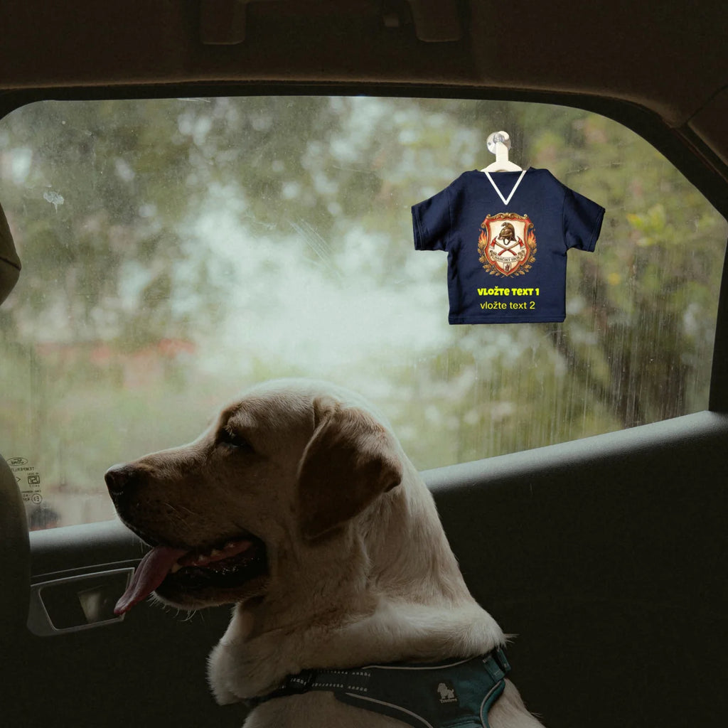 Personalizovaný minidres s motivem hasiči.