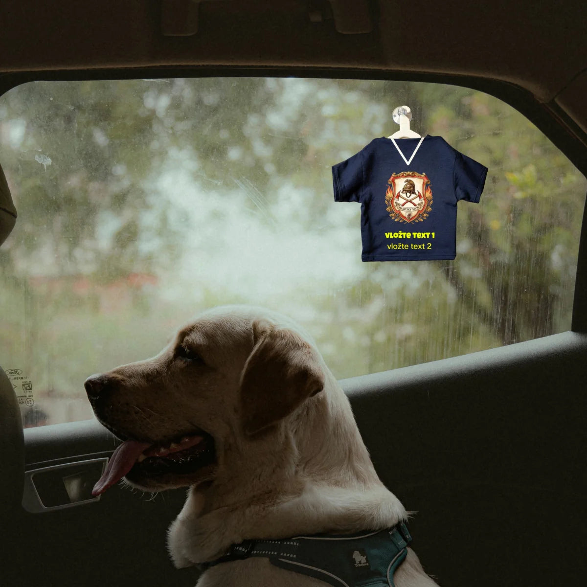 Personalizovaný minidres s motivem hasiči.