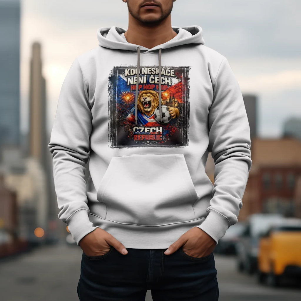 Fotbalová mikina s motivem fandím repre.