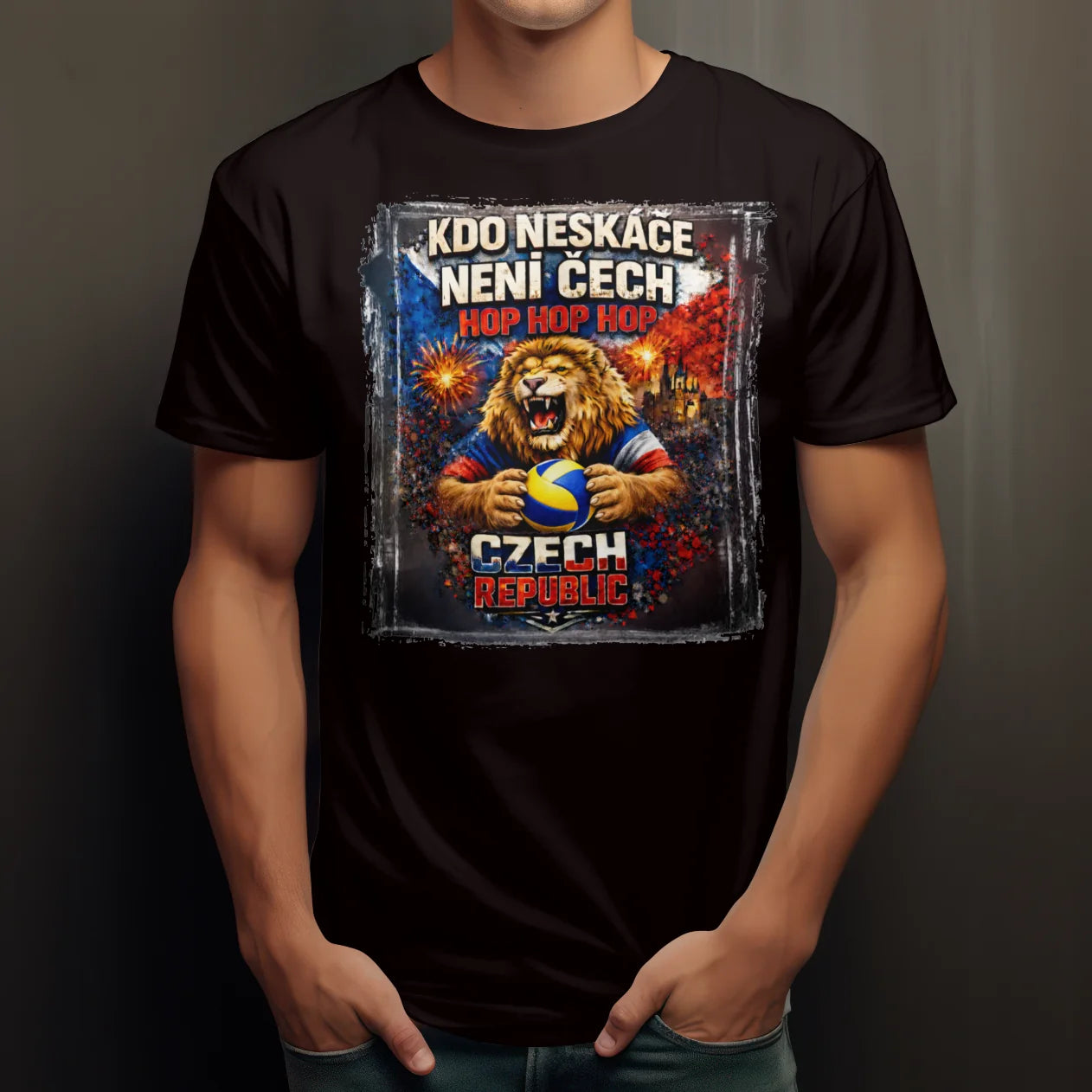 Tričko pro fanoušky volejbalu.