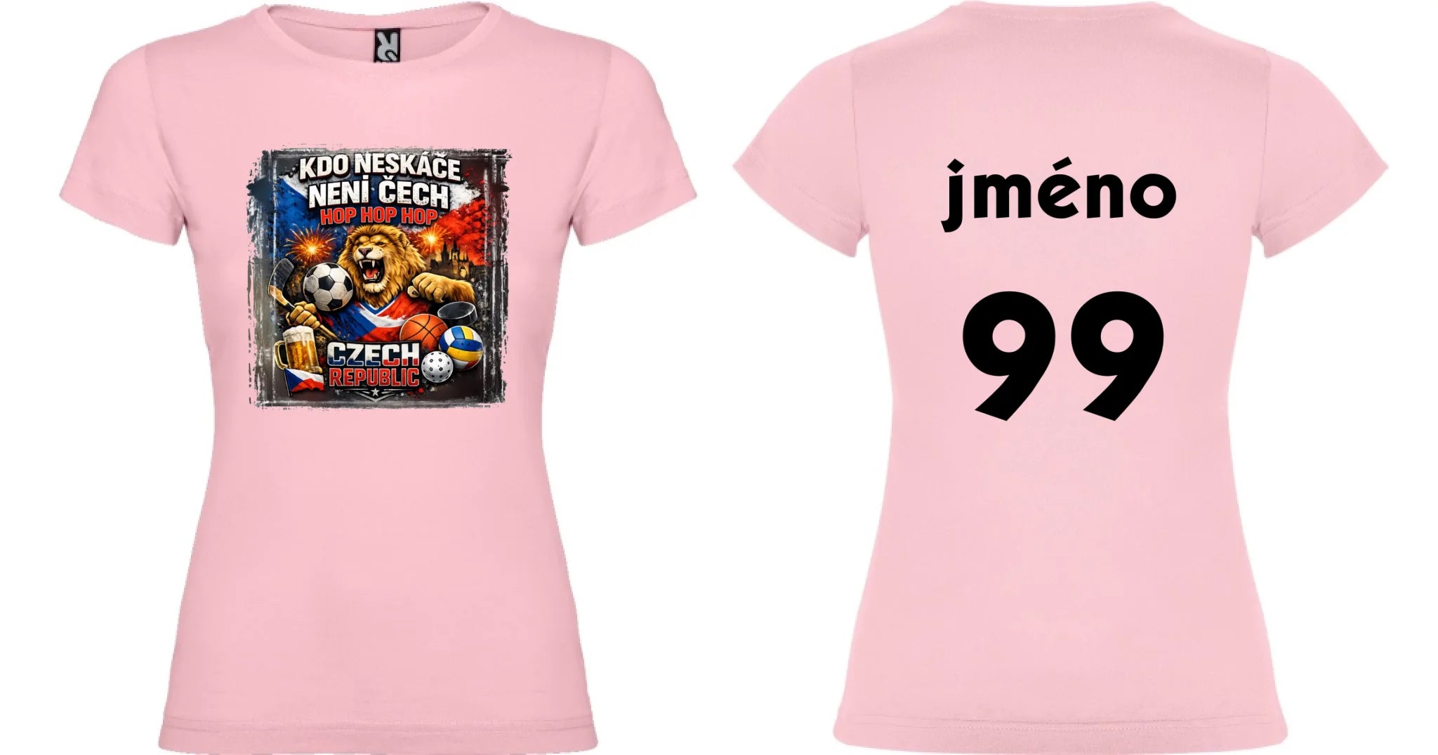 světle růžová oboousrt