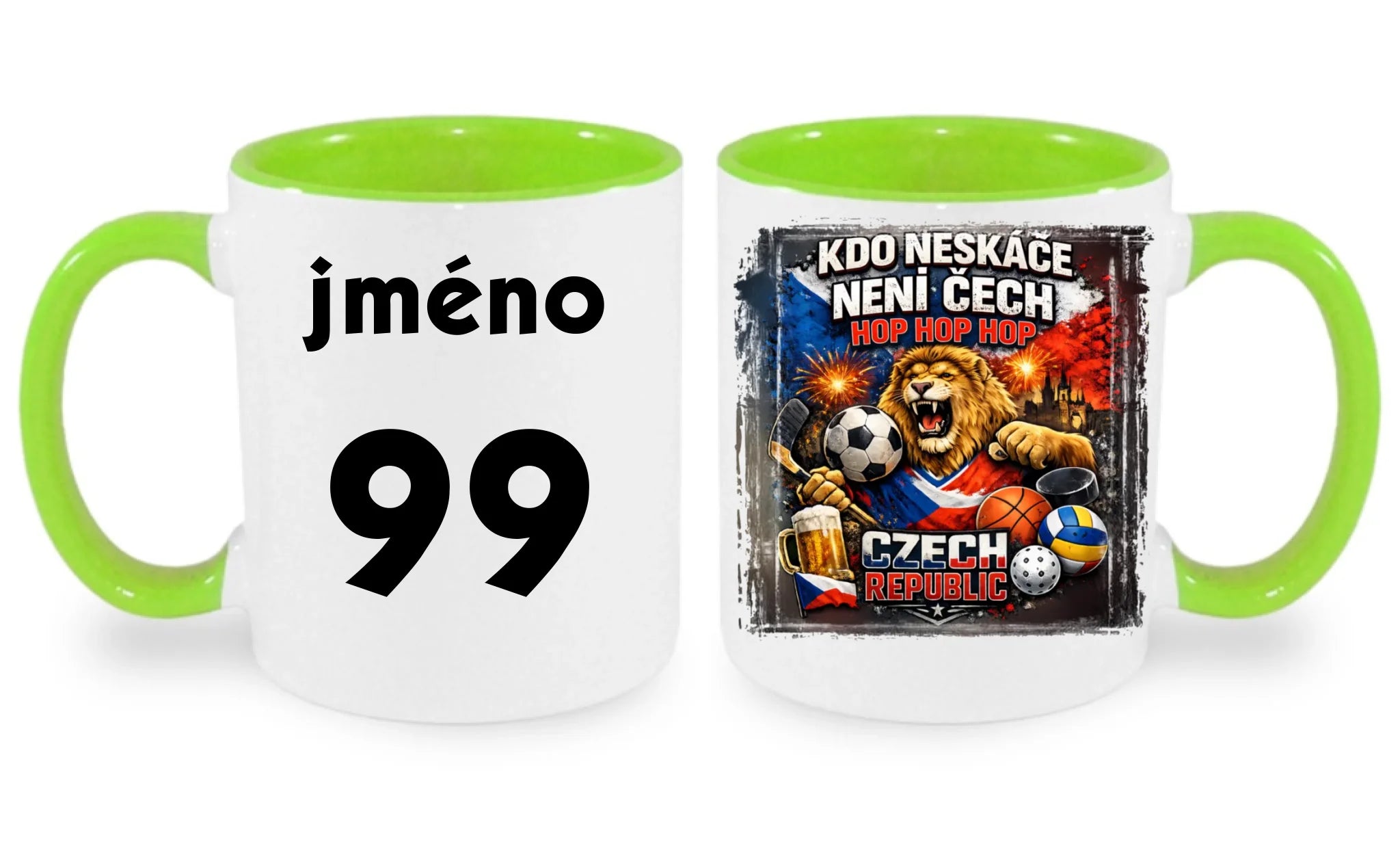 zelený