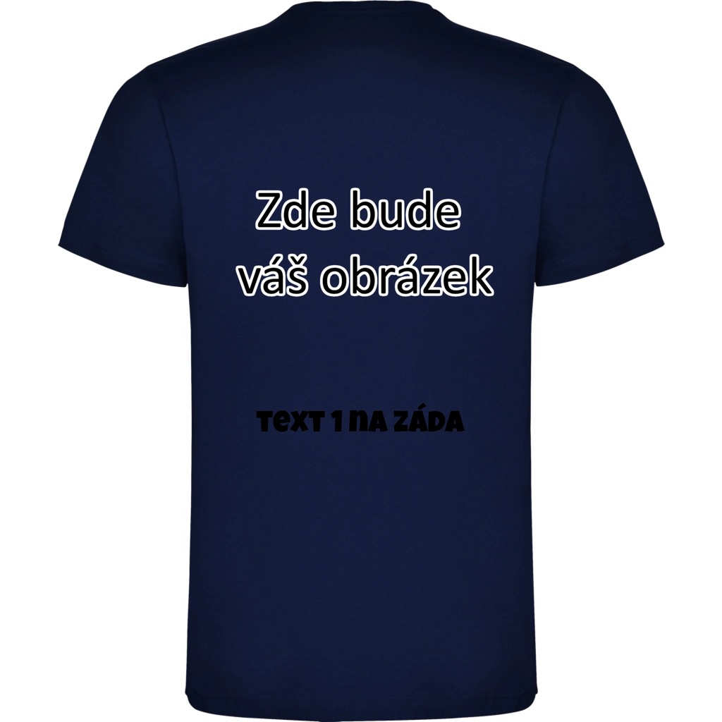 námořnická modrá záda