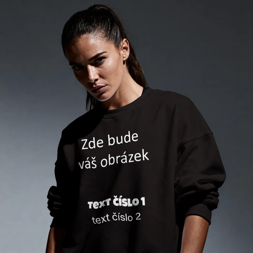 týmová mikina s vlastním potiskem