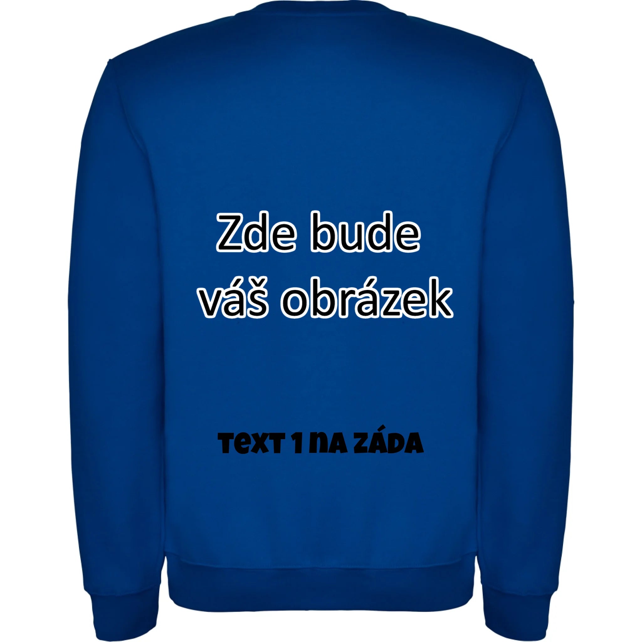 modrá záda