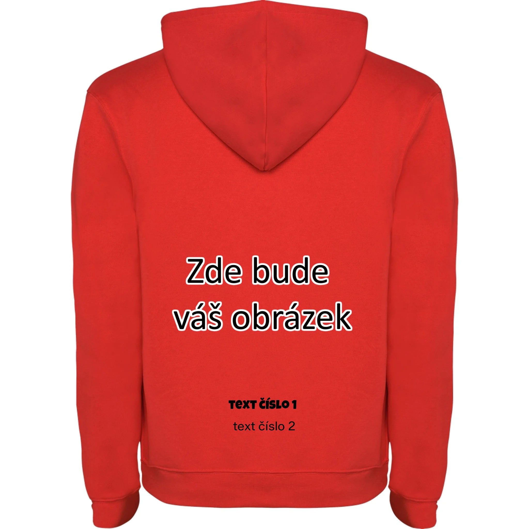 červená černá záda