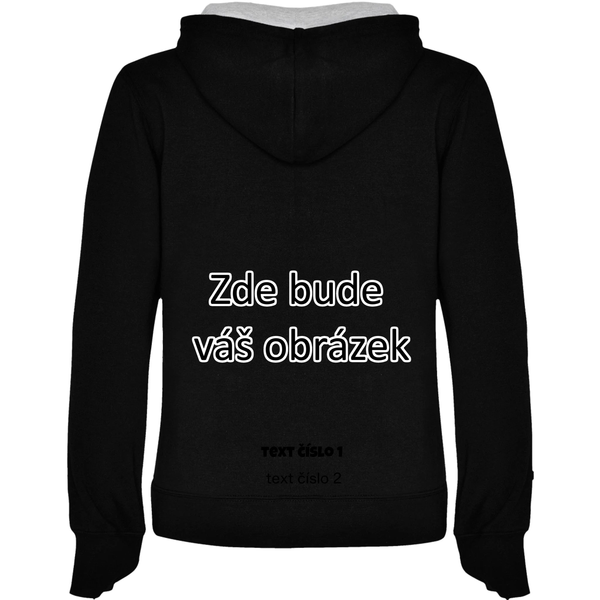 černá melár záda