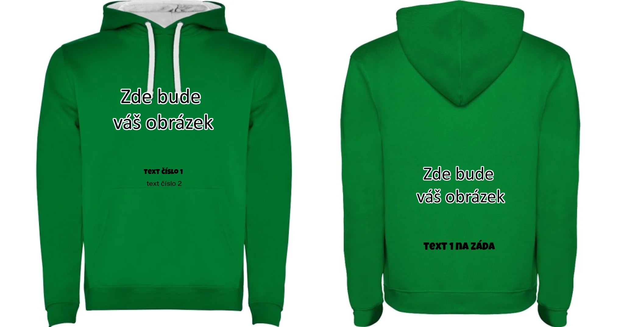 zelená oboustranná