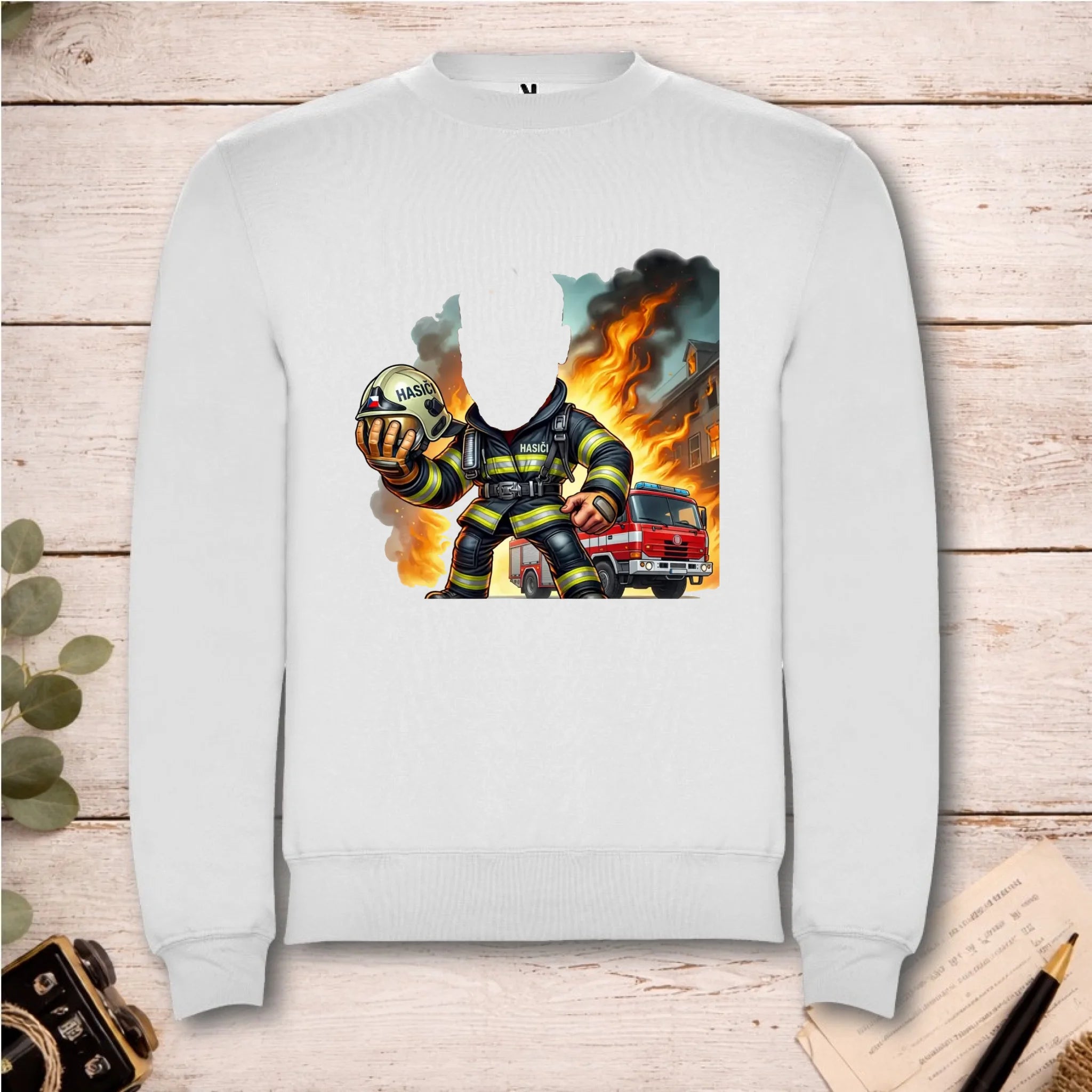 Tričko s motivem hasiči