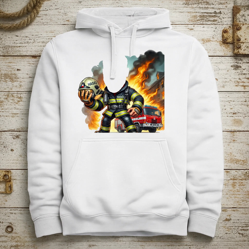 Mikina s motvem hasiči