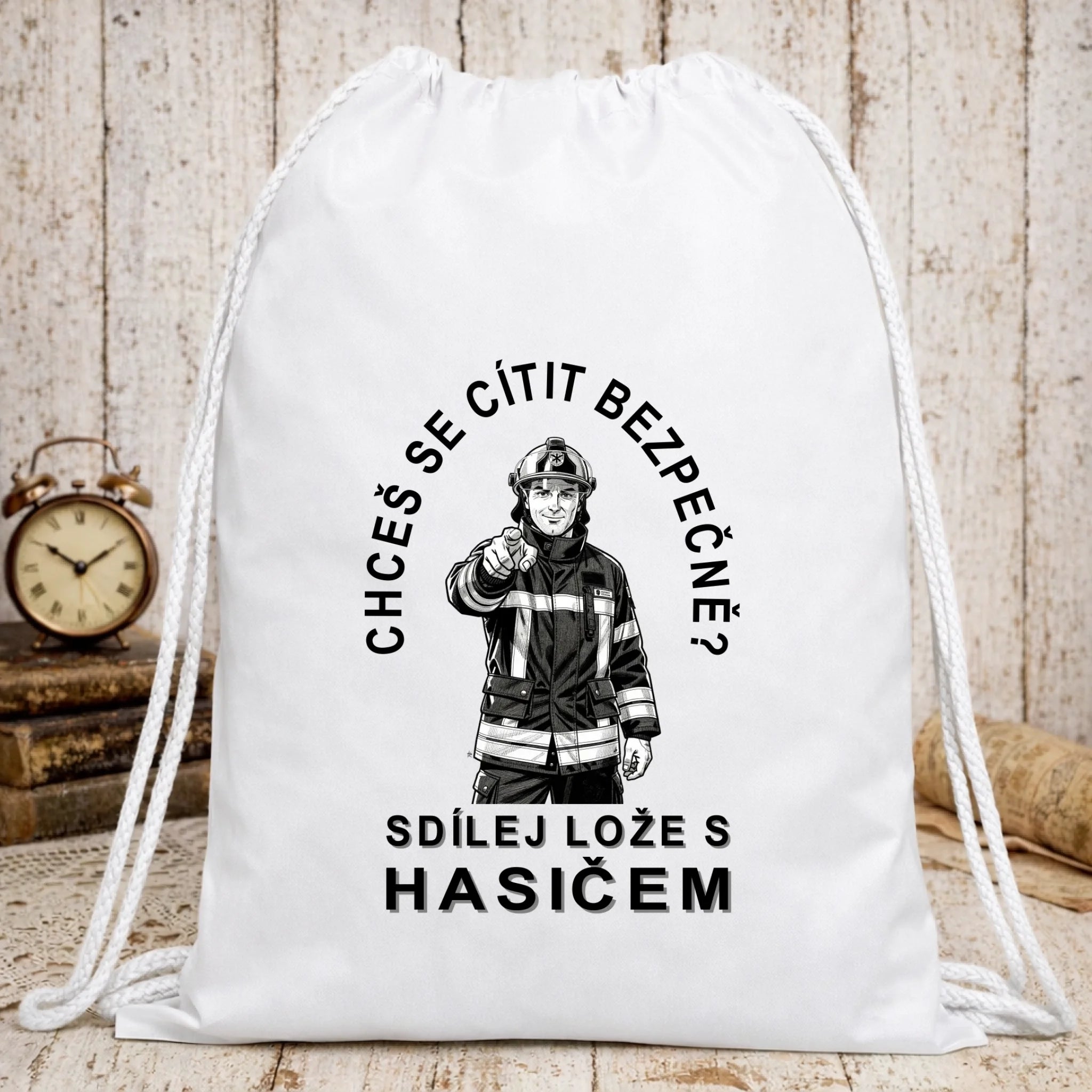 Batoh s motivem hasiči