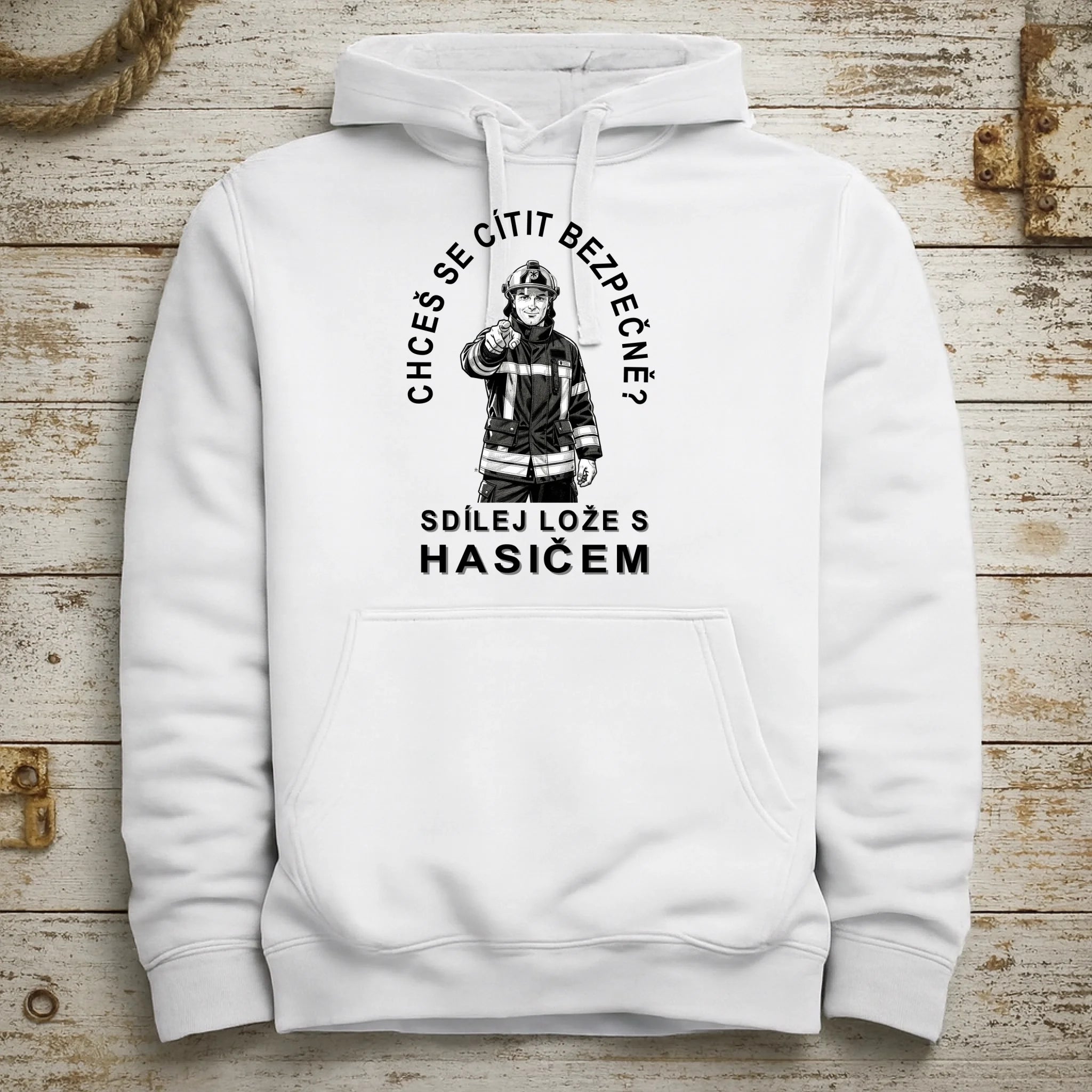 Mikina s motivem hasiči