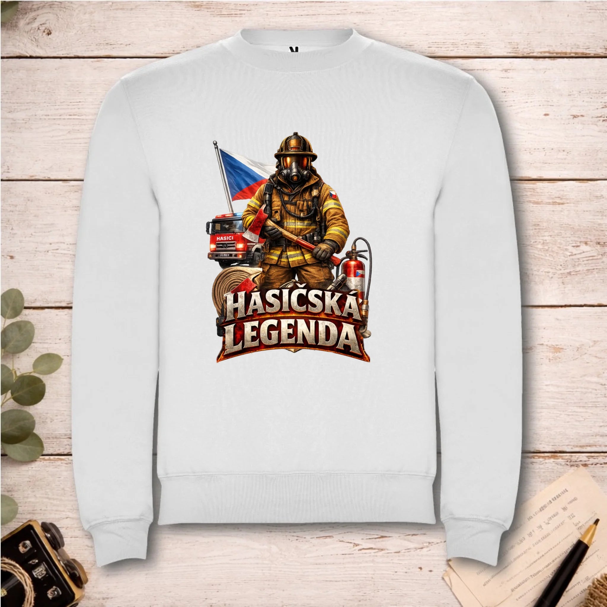 Mikina s motivem hasiči