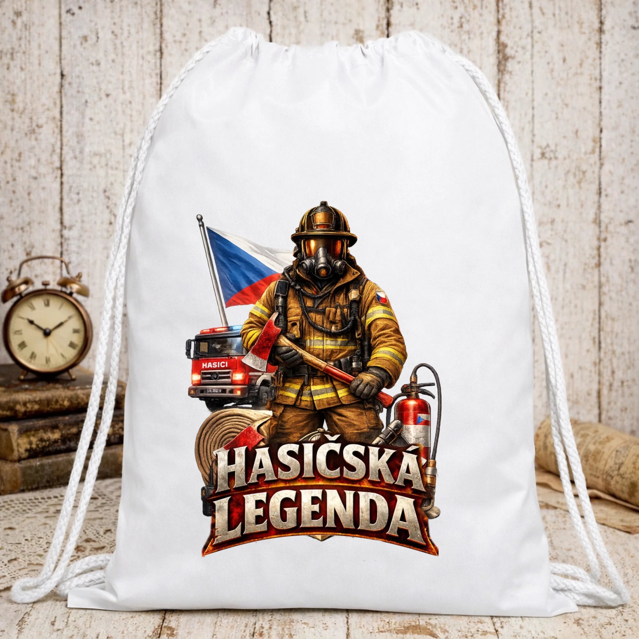 Batoh s motivem hasiči