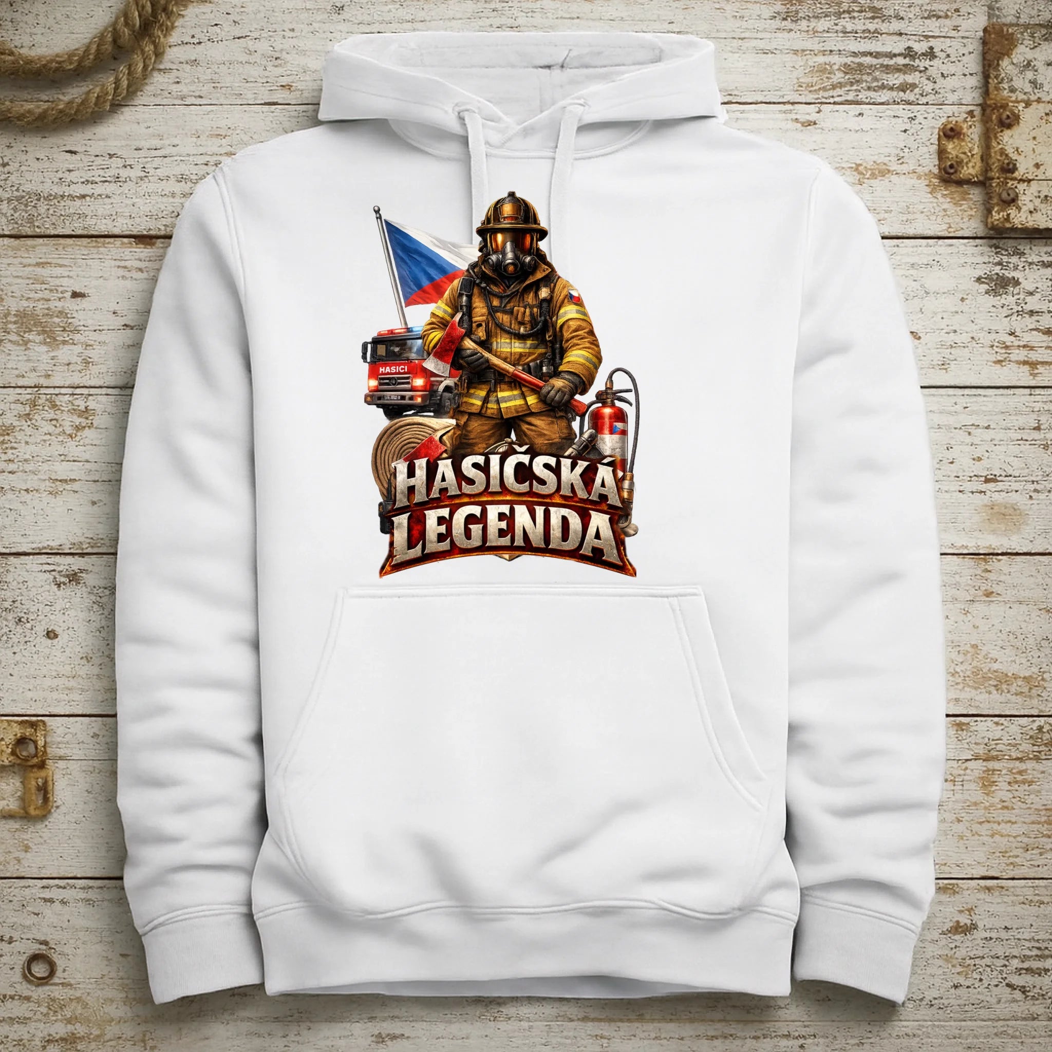 Mikina s motivem hasiči