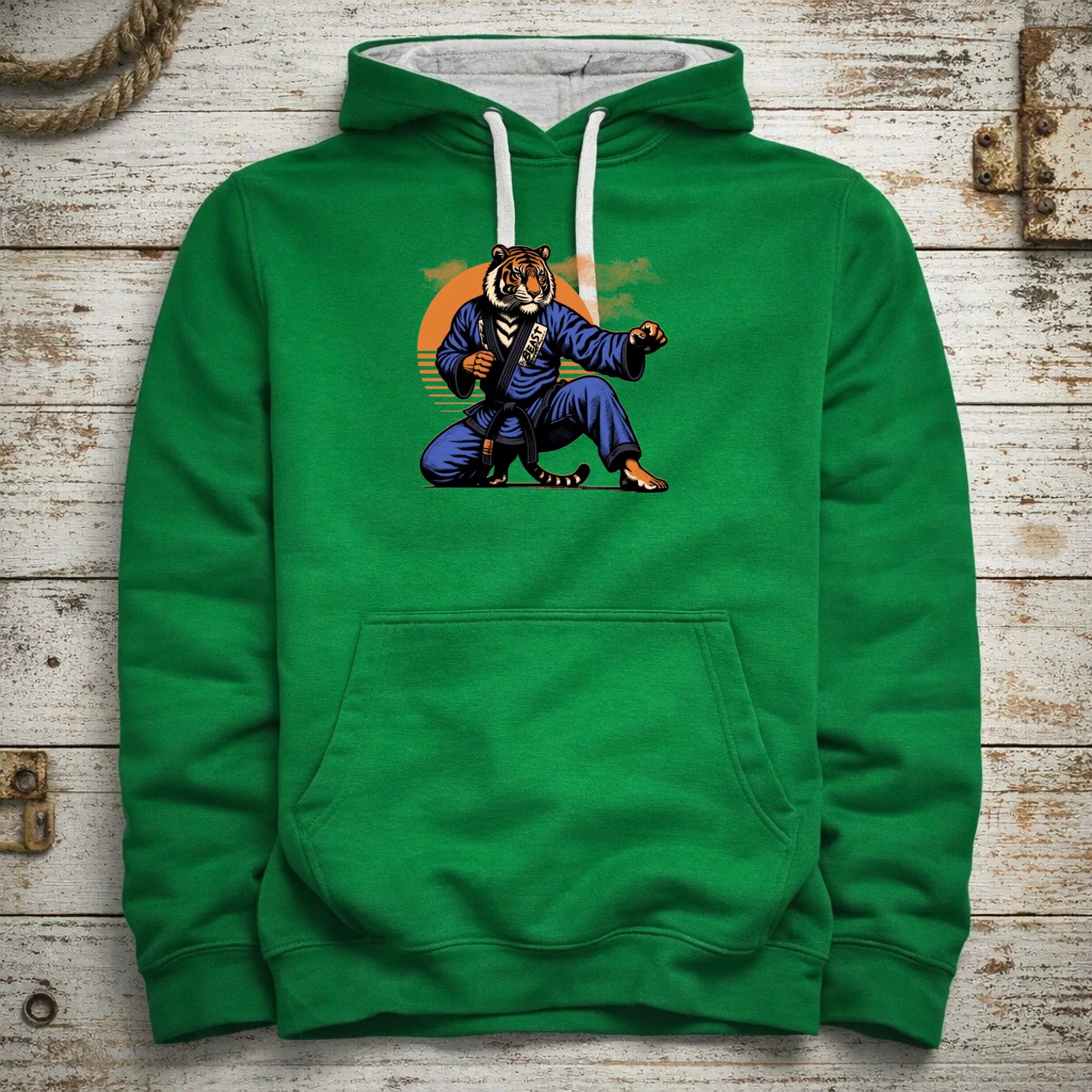 BOJOVÉ SPORTY VÝBĚR OBRÁZKU (10+motivů) a MOŽNOST DOPLNIT VLASTNÍ TEXTY pánská mikina s kapucí