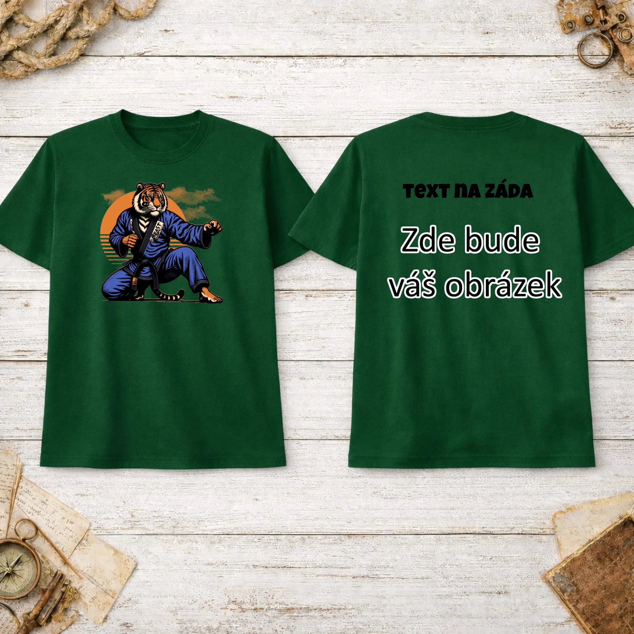 BOJOVÉ SPORTY VÝBĚR OBRÁZKU (10+motivů) a MOŽNOST DOPLNIT VLASTNÍ TEXTY pánské tričko