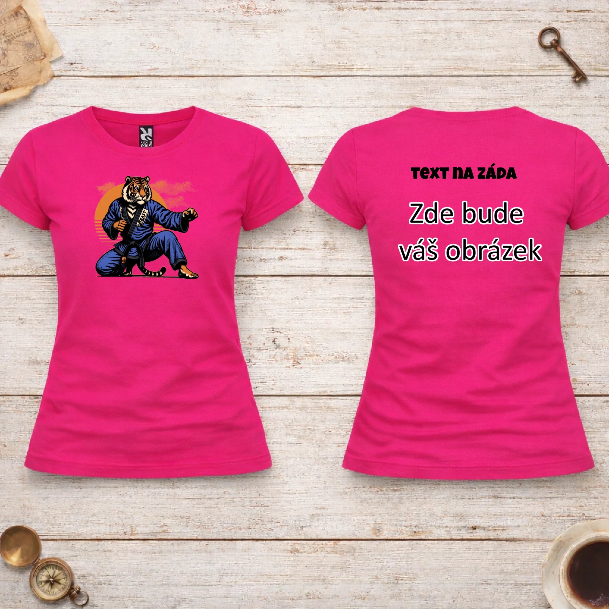 BOJOVÉ SPORTY VÝBĚR OBRÁZKU (10+motivů) a MOŽNOST DOPLNIT VLASTNÍ TEXTY dámské tričko