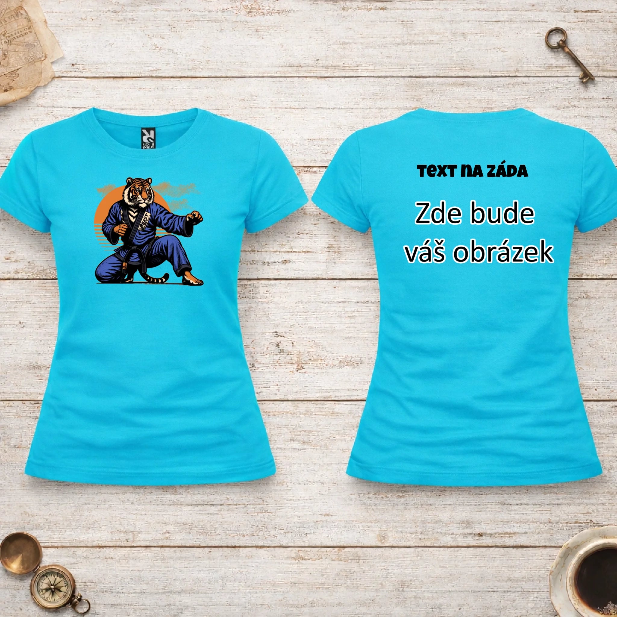 BOJOVÉ SPORTY VÝBĚR OBRÁZKU (10+motivů) a MOŽNOST DOPLNIT VLASTNÍ TEXTY dámské tričko