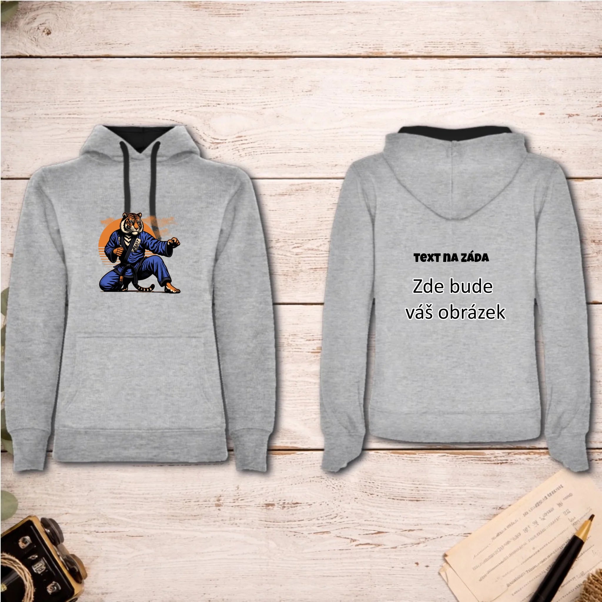 BOJOVÉ SPORTY VÝBĚR OBRÁZKU (10+motivů) a MOŽNOST DOPLNIT VLASTNÍ TEXTY dámská mikina