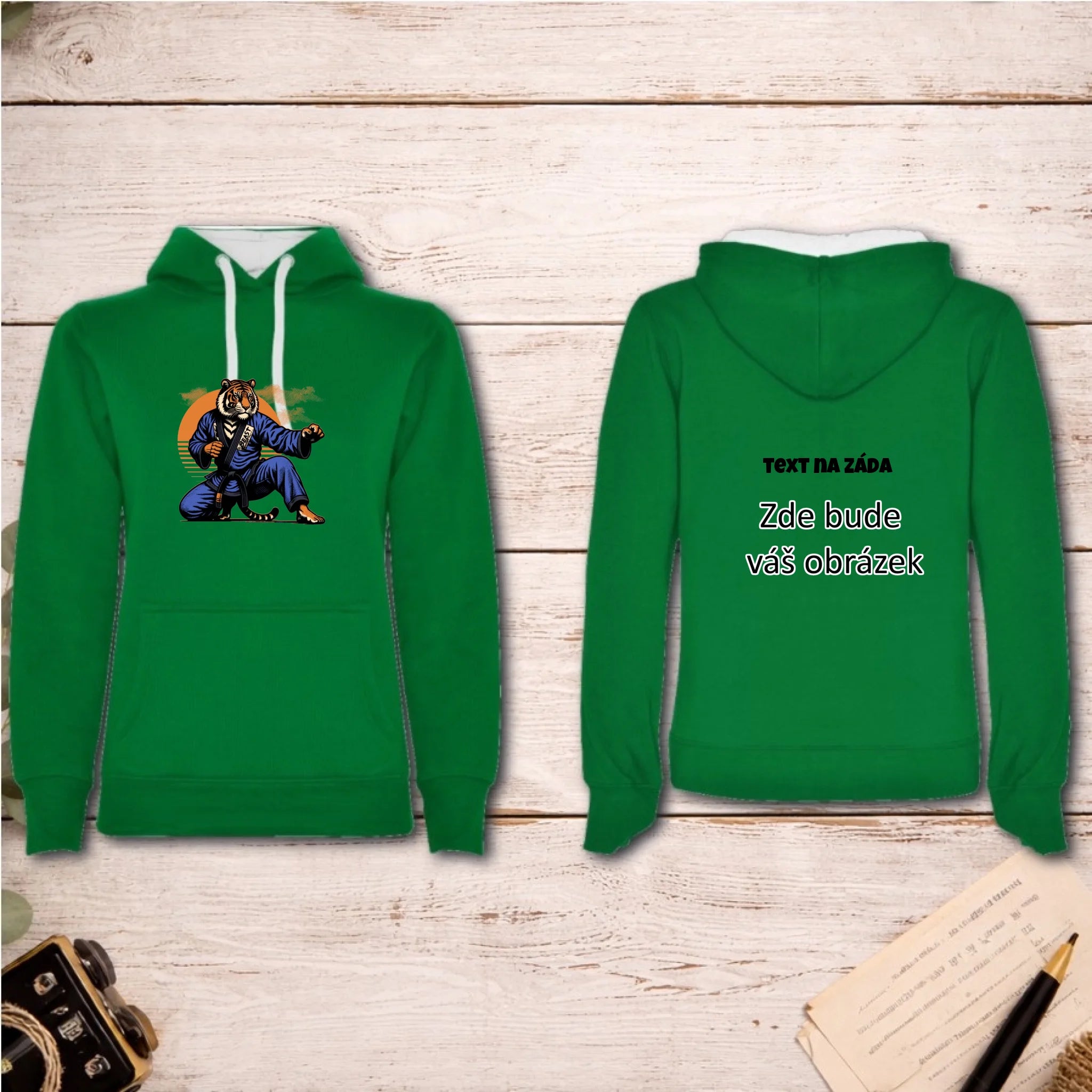 BOJOVÉ SPORTY VÝBĚR OBRÁZKU (10+motivů) a MOŽNOST DOPLNIT VLASTNÍ TEXTY dámská mikina