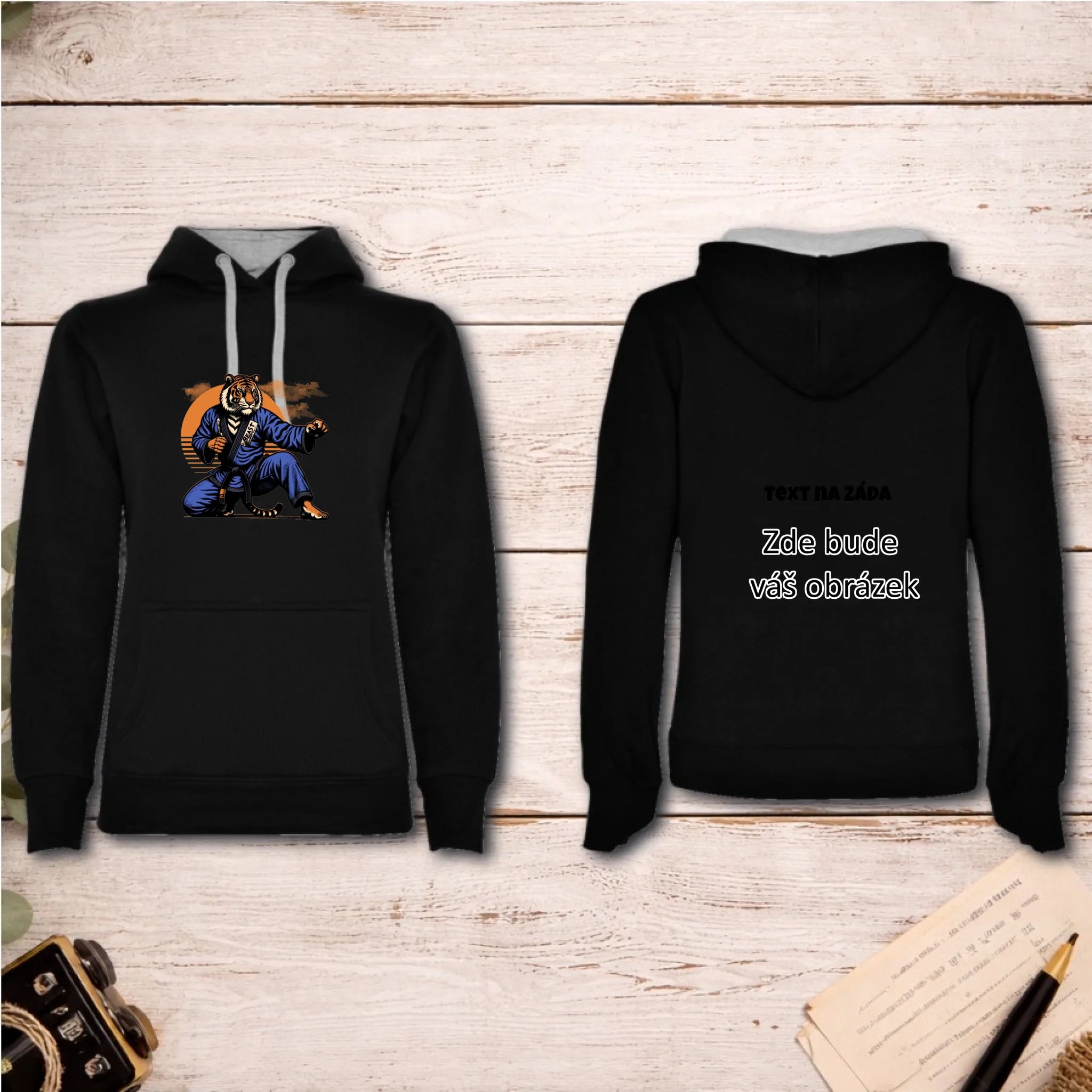 BOJOVÉ SPORTY VÝBĚR OBRÁZKU (10+motivů) a MOŽNOST DOPLNIT VLASTNÍ TEXTY dámská mikina