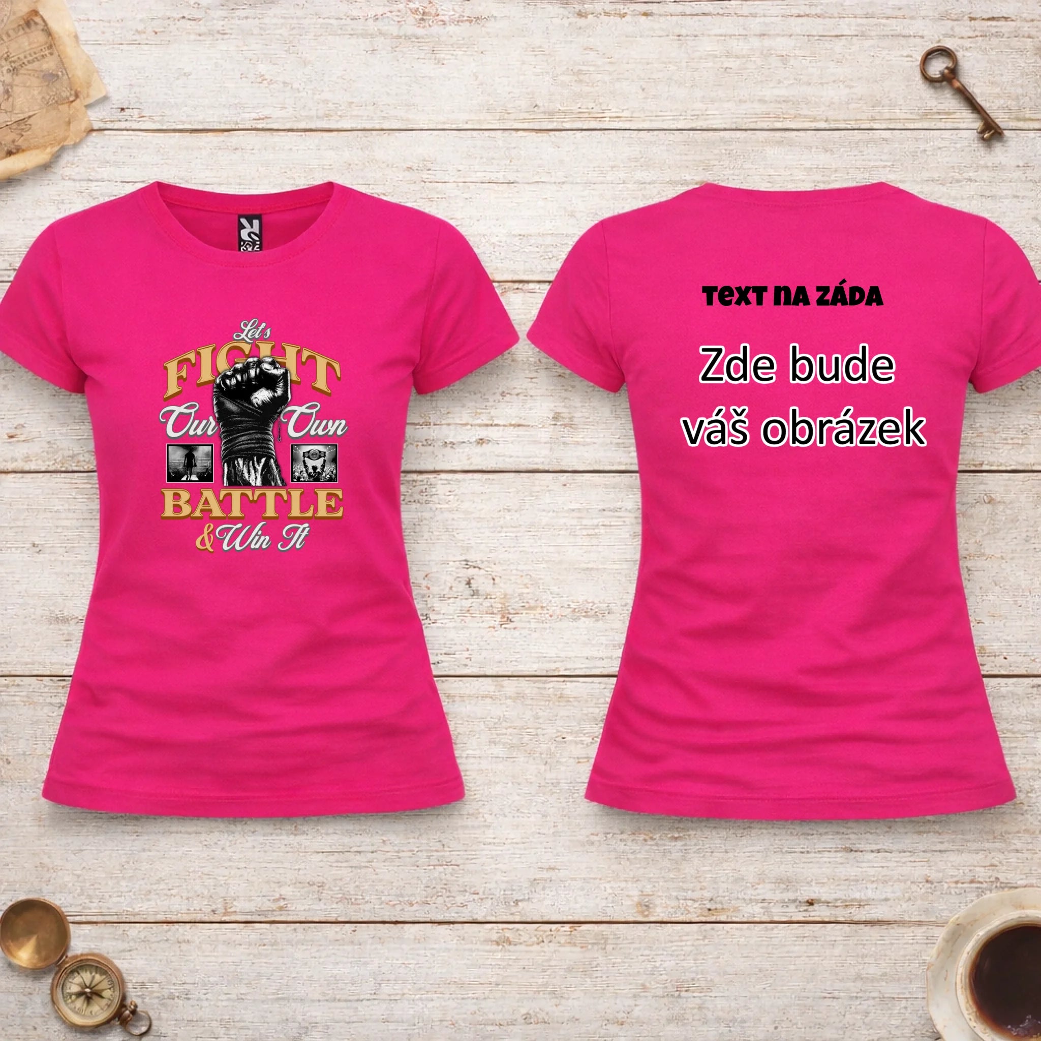 FIGHT (výběr ze 2 motivů) dámské tričko