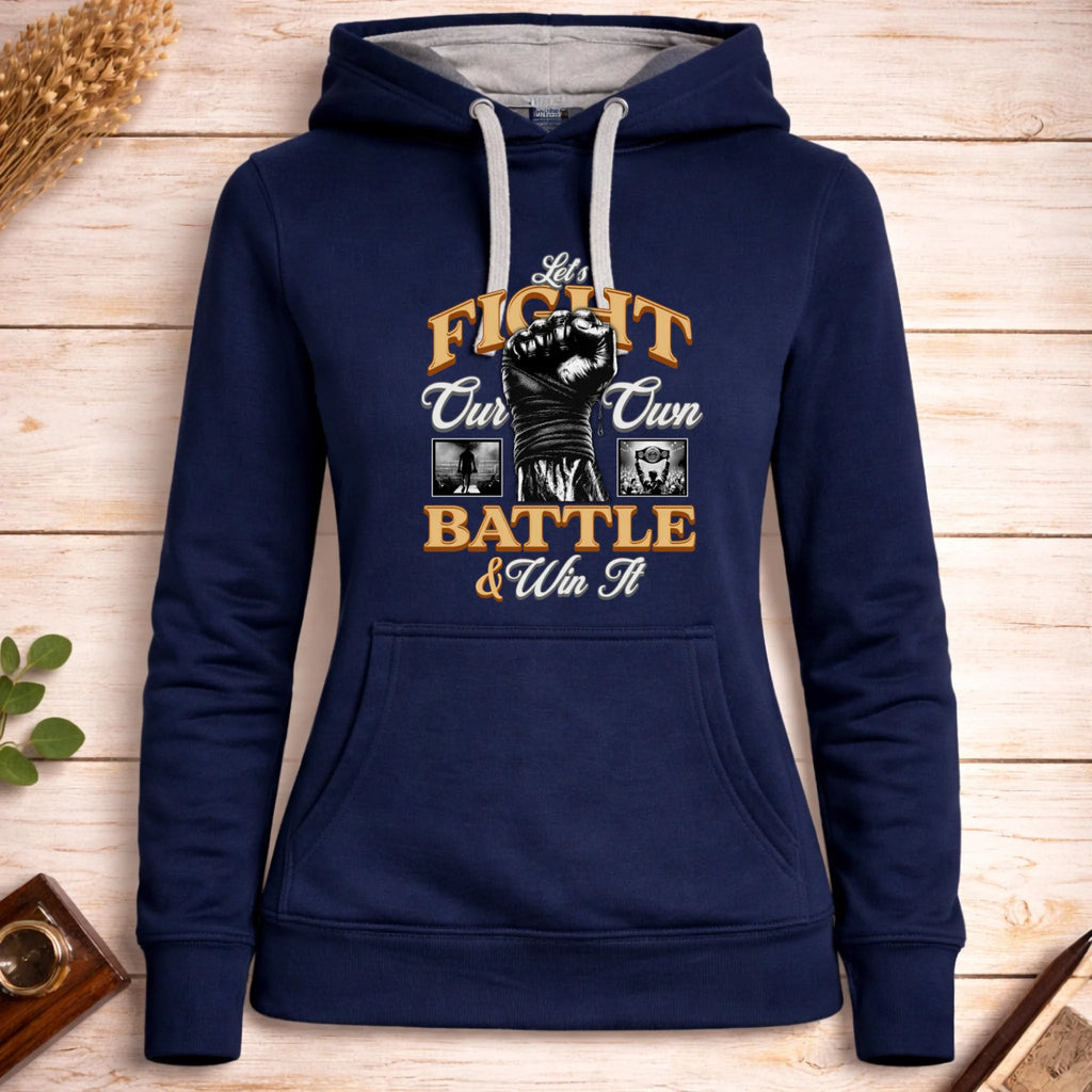 bojové sporty 2 MOTIVY FIGHT dámská mikina s kapucí