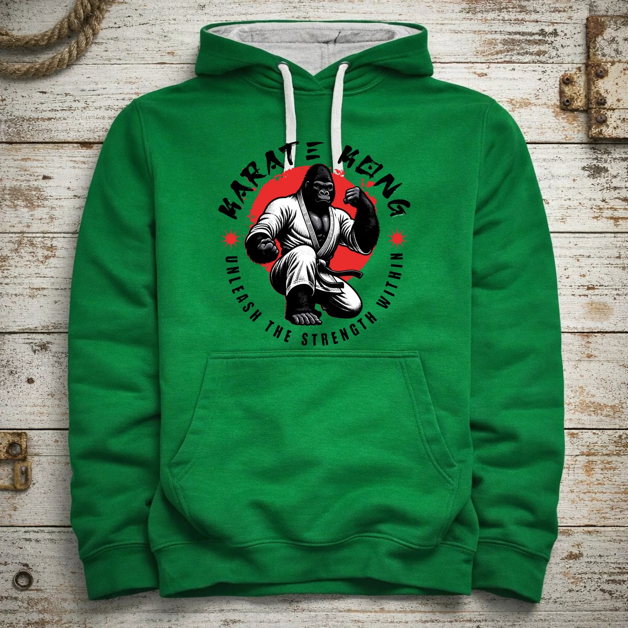 KARATE (výběr ze 2 motivů) dětská mikina s kapucí