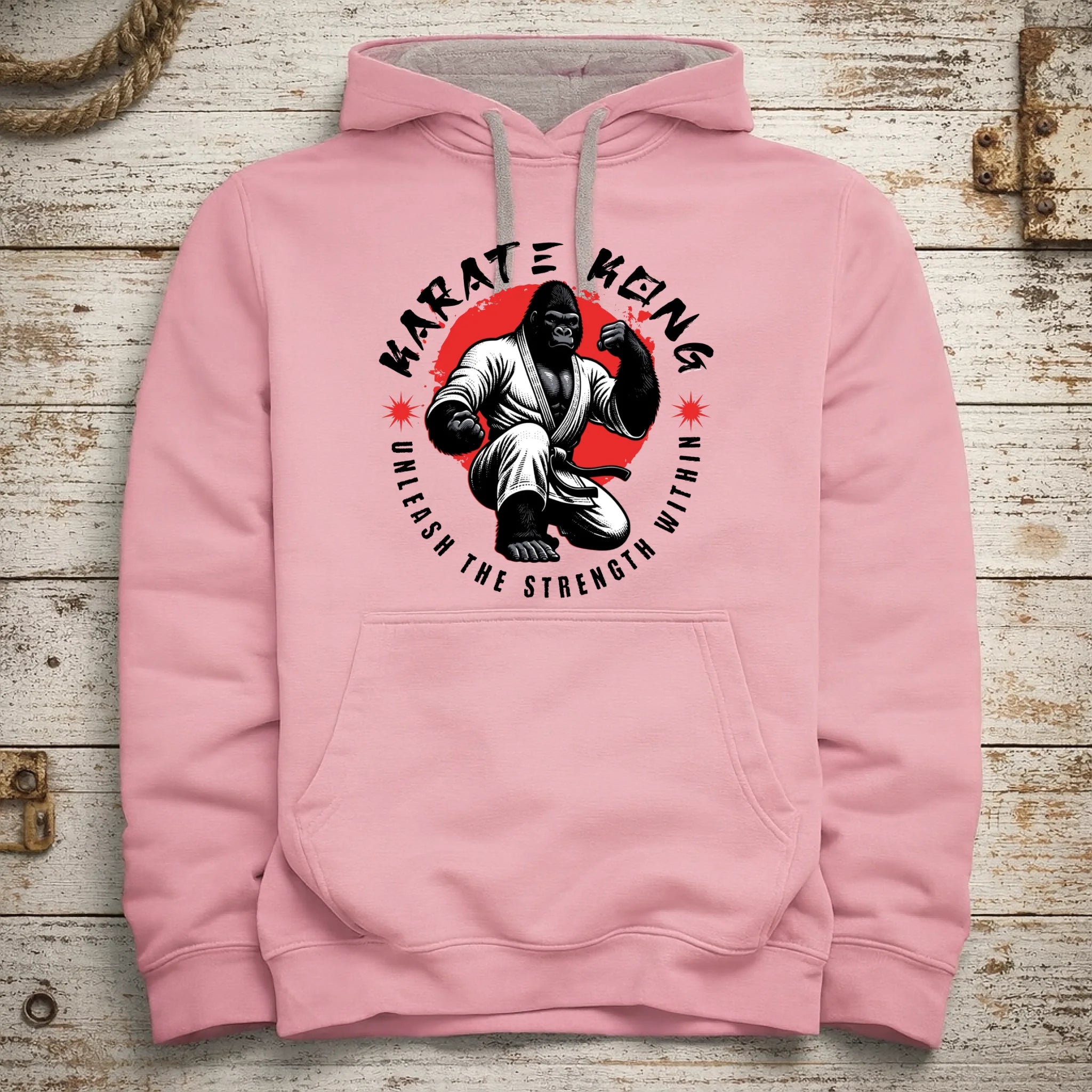 KARATE (výběr ze 2 motivů) dětská mikina s kapucí