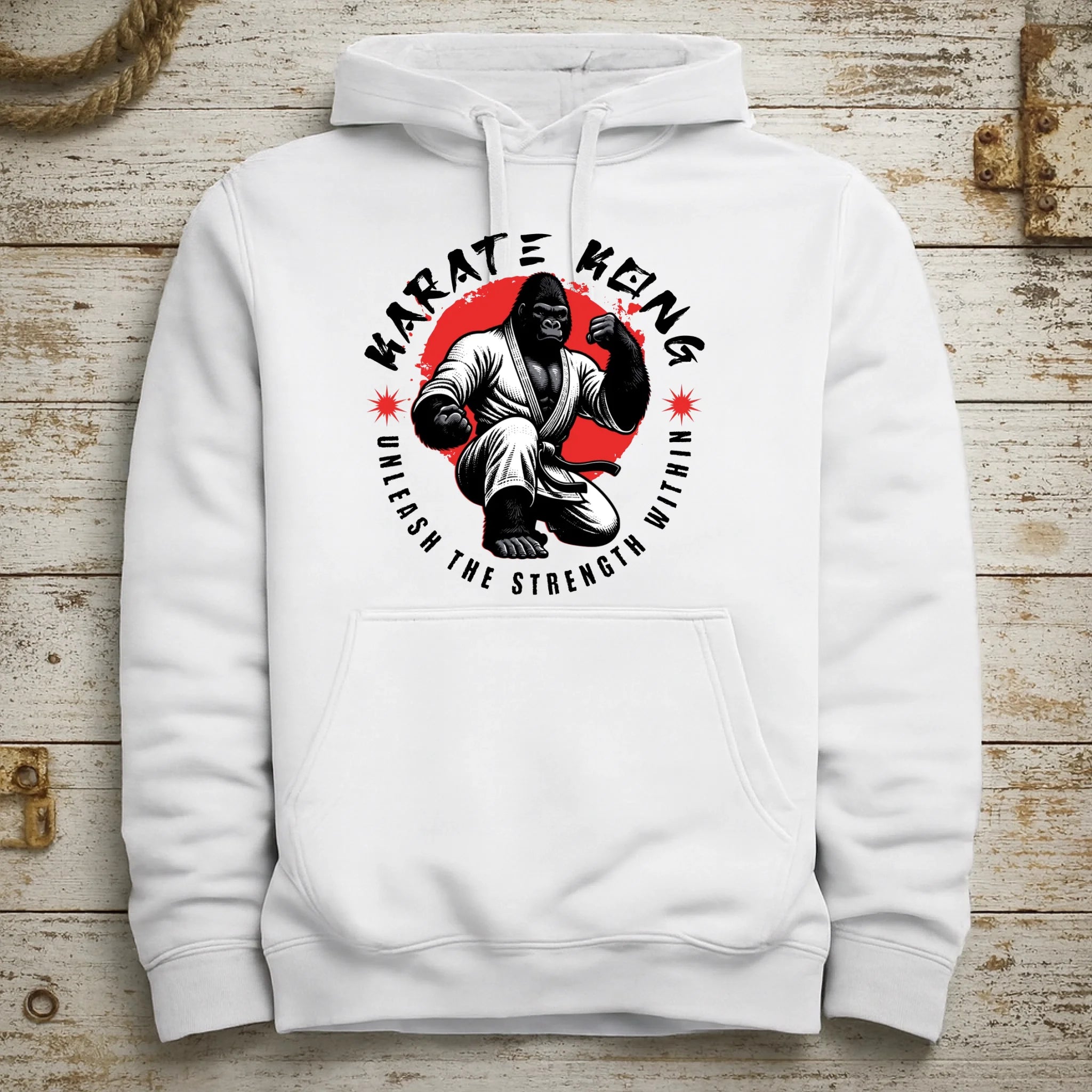 KARATE (výběr ze 2 motivů) dětská mikina s kapucí