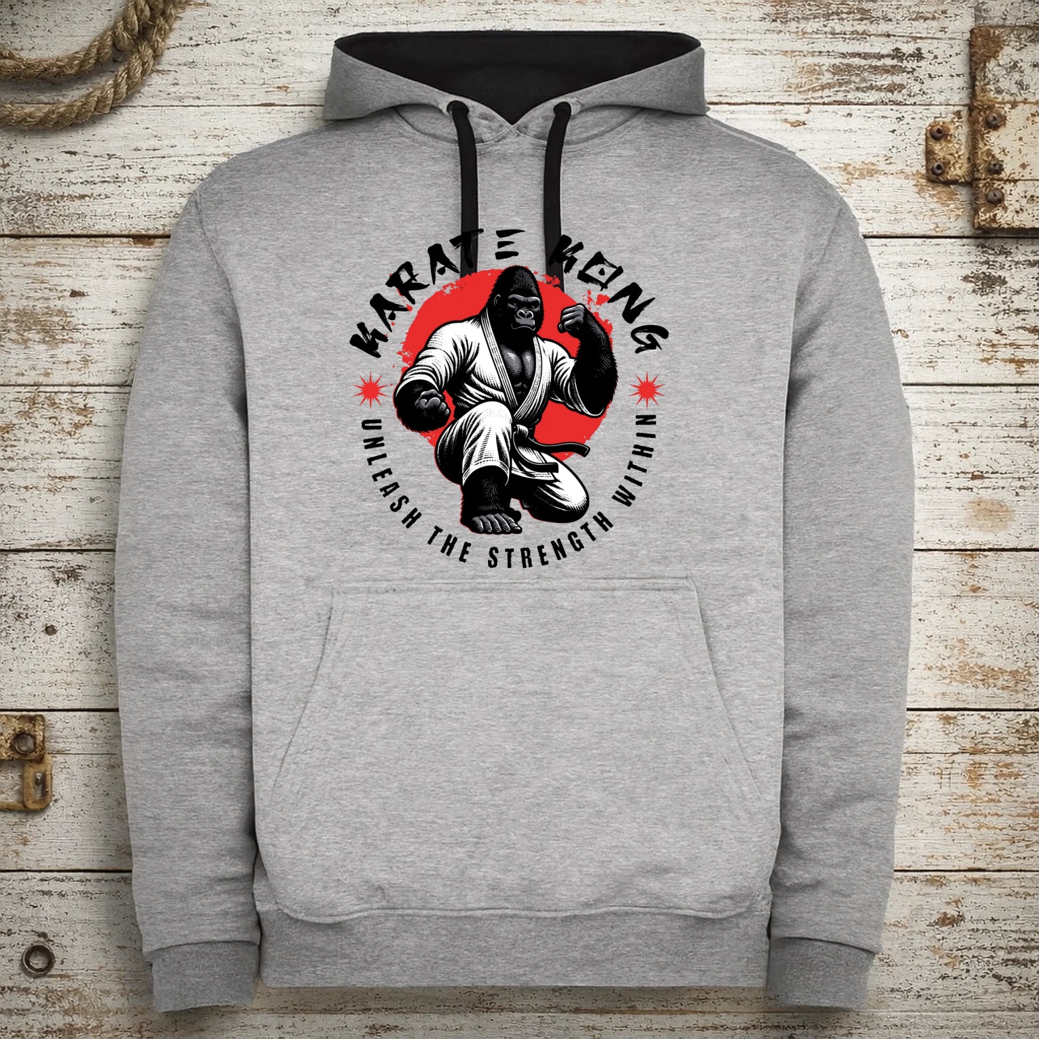 KARATE (výběr ze 2 motivů) dětská mikina s kapucí