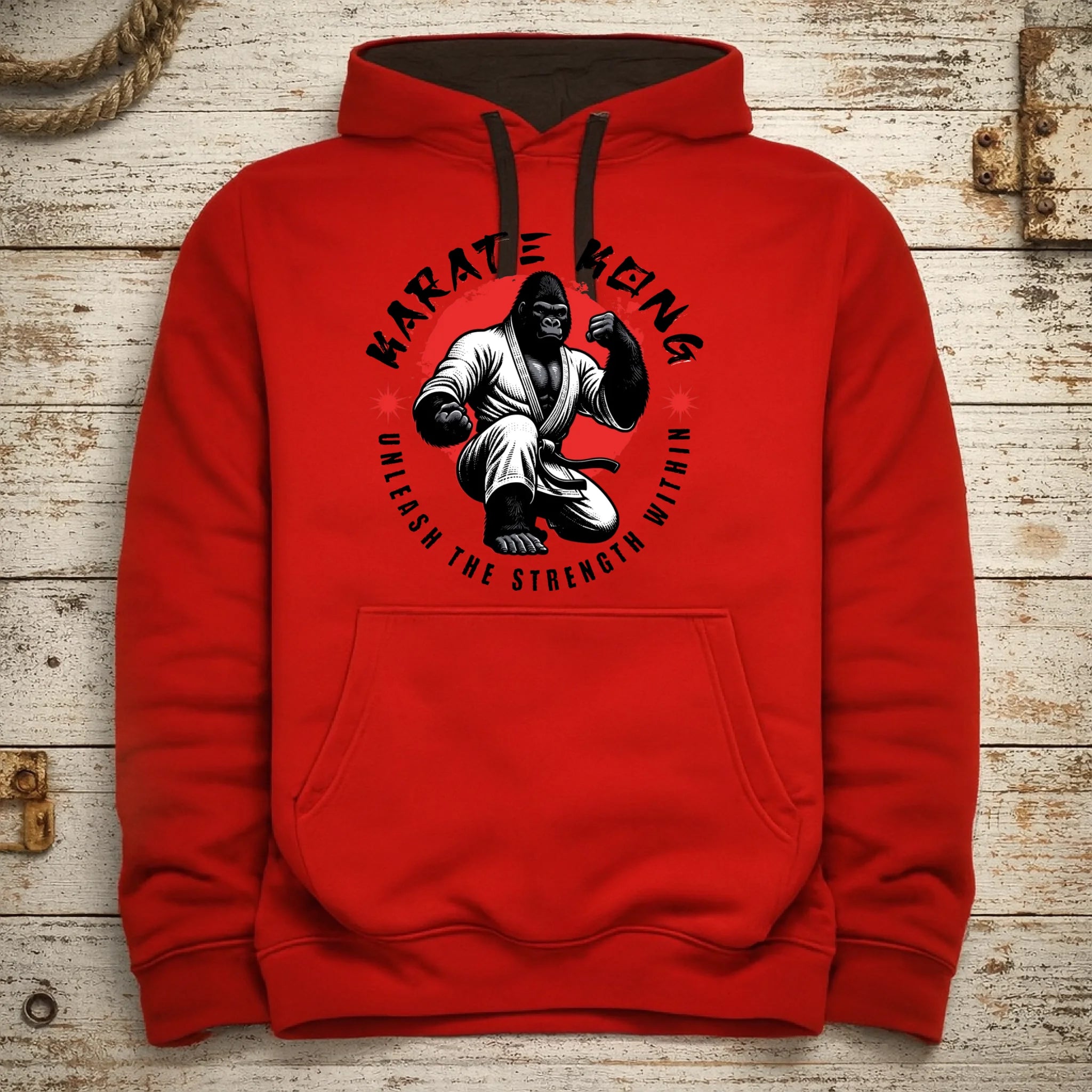 KARATE (výběr ze 2 motivů) dětská mikina s kapucí