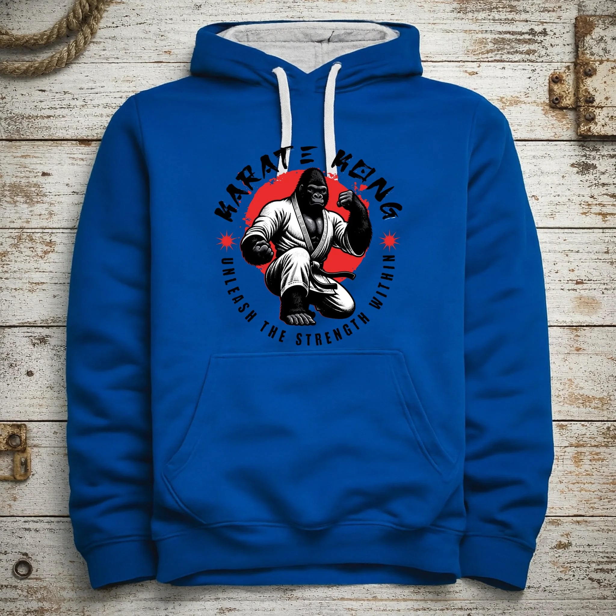 KARATE (výběr ze 2 motivů) dětská mikina s kapucí